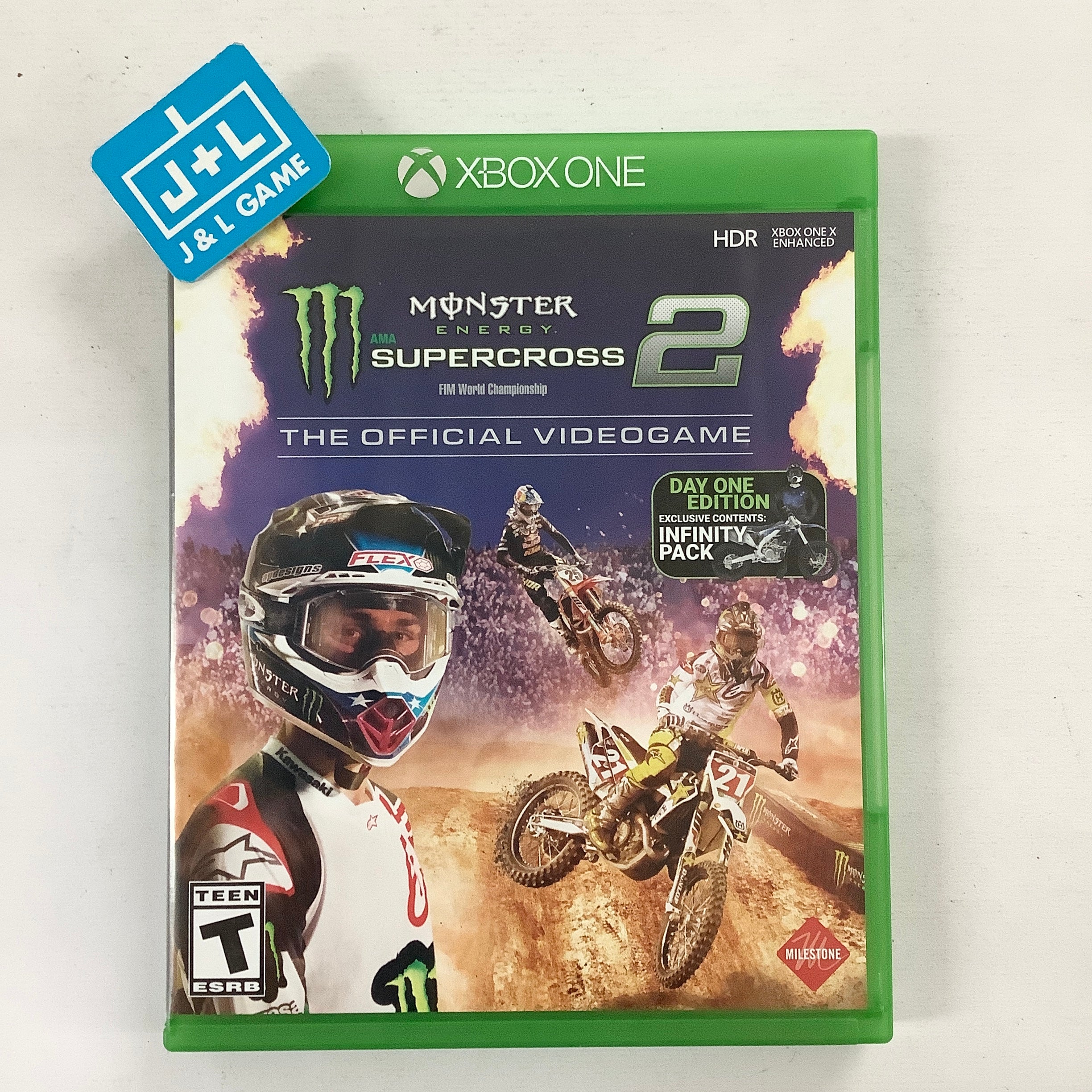 Monster Energy Supercross: The Official Videogame 2 - (XB1) XboxOne [Pre-Owned] Video Games Milestone S.r.l   