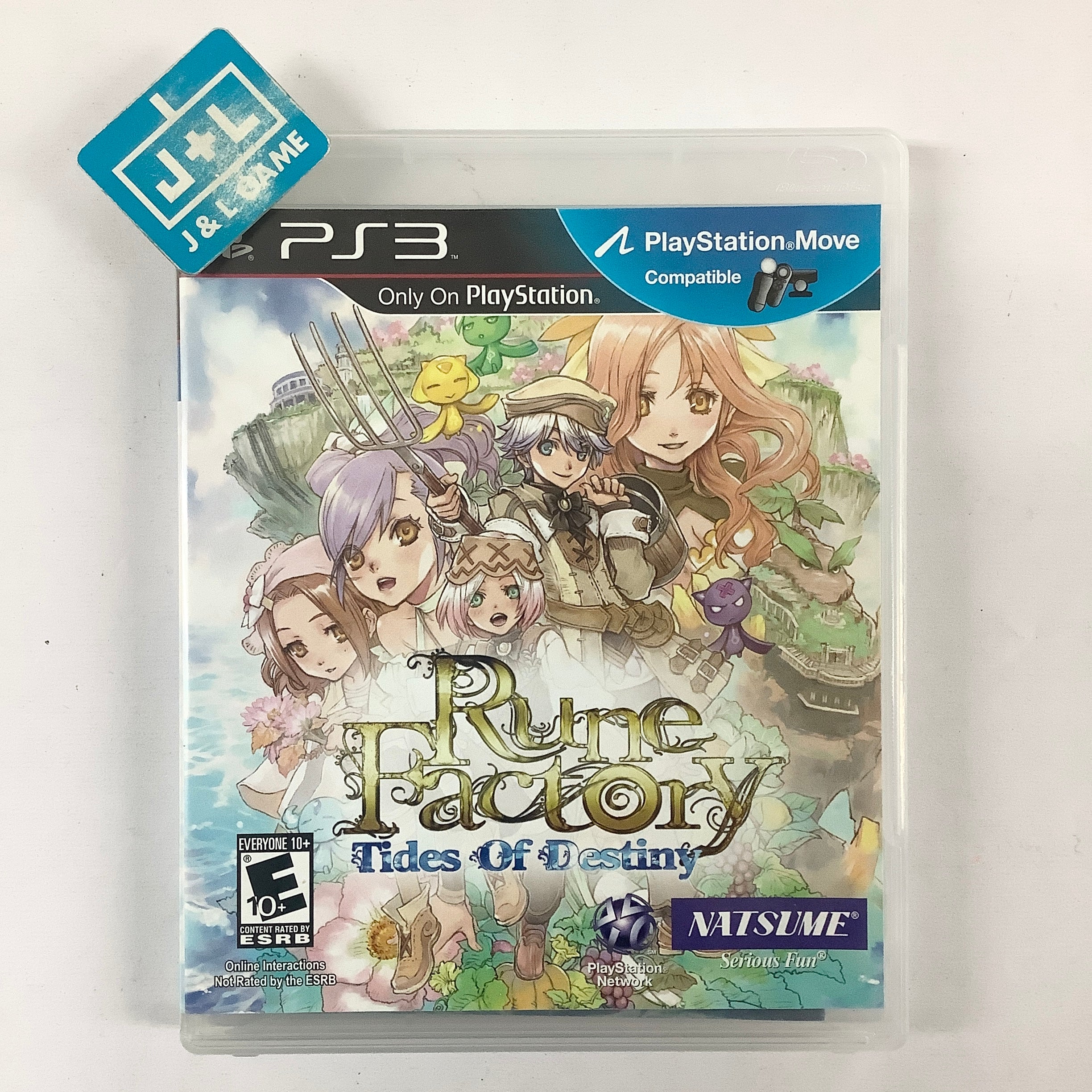 Rune Factory: Tides of Destiny - (PS3) PlayStation 3 [Pre-Owned] Video Games Natsume   