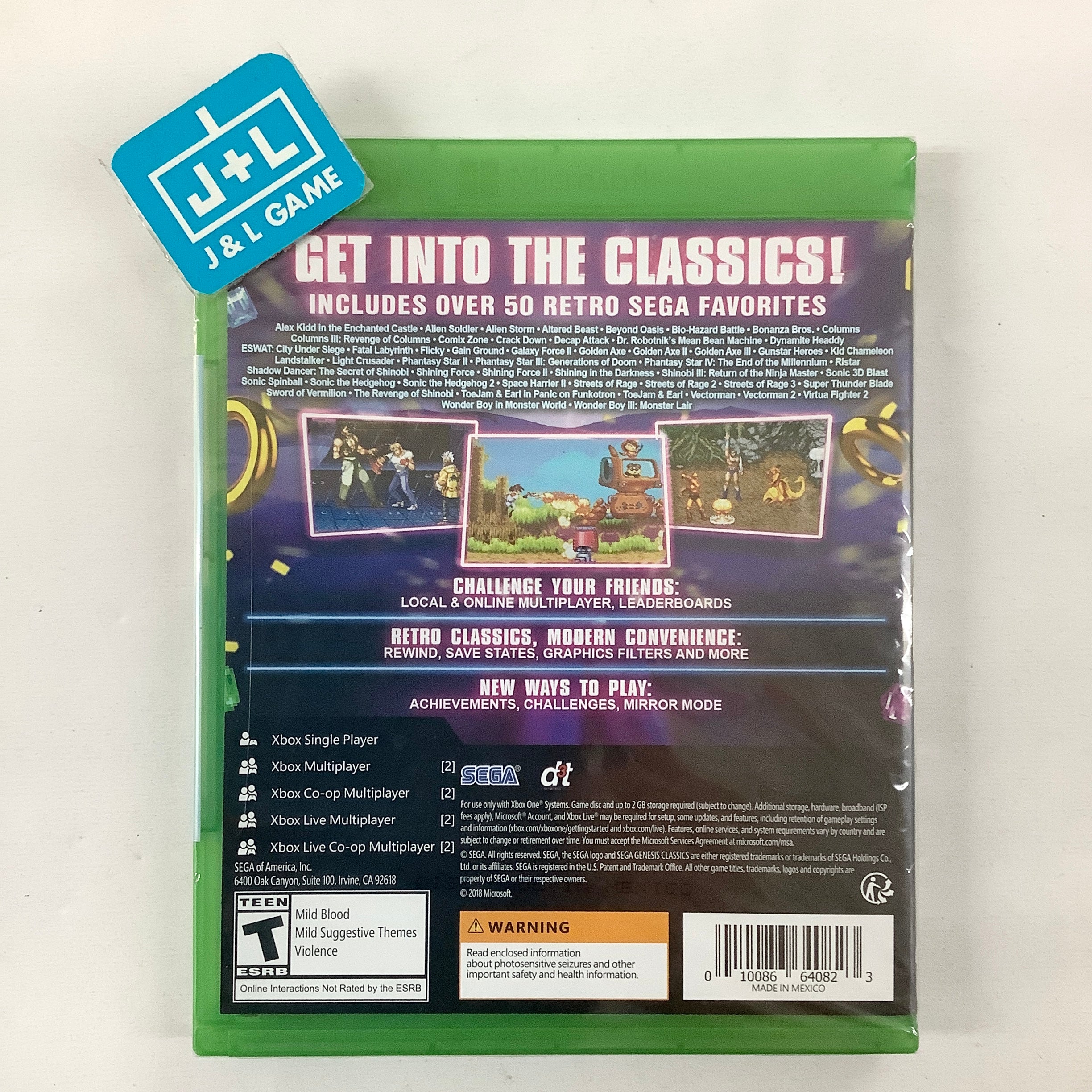 SEGA Genesis Classics - (XB1) Xbox One Video Games SEGA   