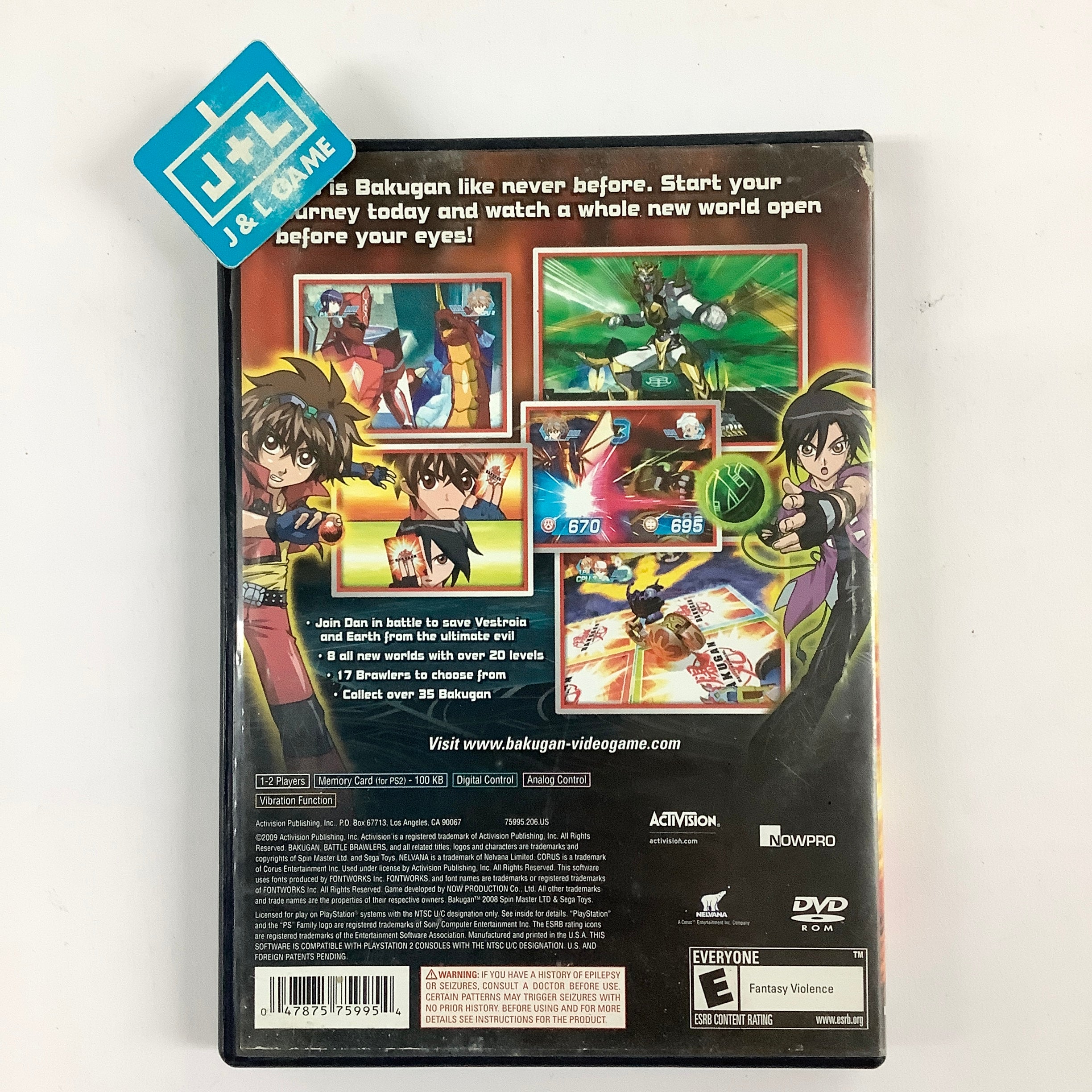 Bakugan Battle Brawlers - (PS2) PlayStation 2 [Pre-Owned] Video Games Activision   