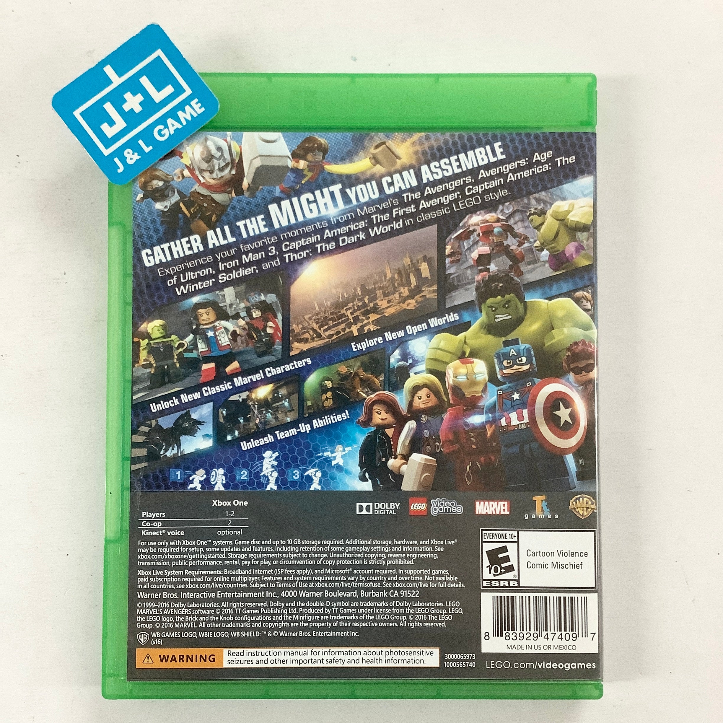 LEGO Marvel's Avengers - (XB1) Xbox One [Pre-Owned] Video Games Warner Bros. Interactive Entertainment   