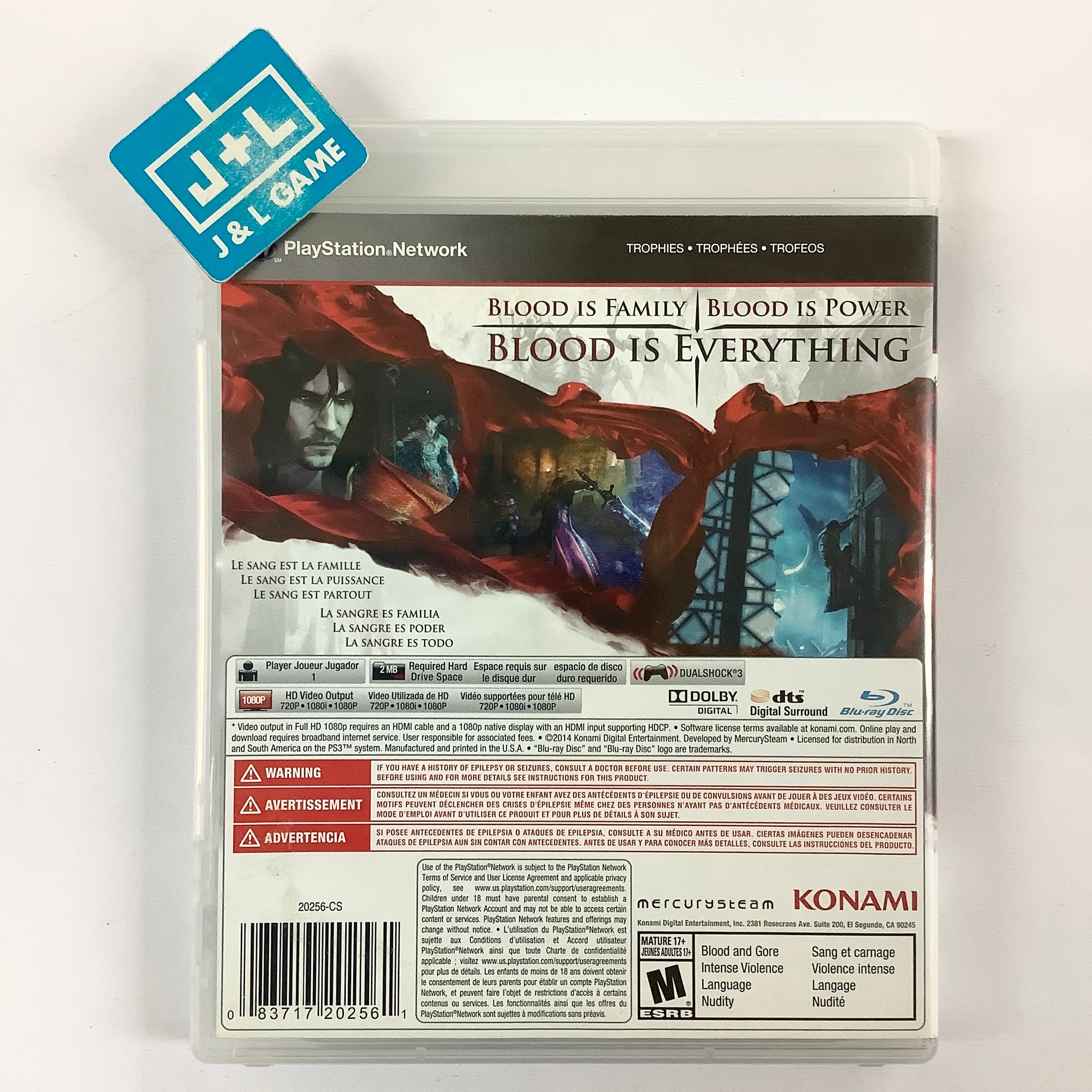 Castlevania: Lords of Shadow 2 - (PS3) PlayStation 3 [Pre-Owned] Video Games Konami   