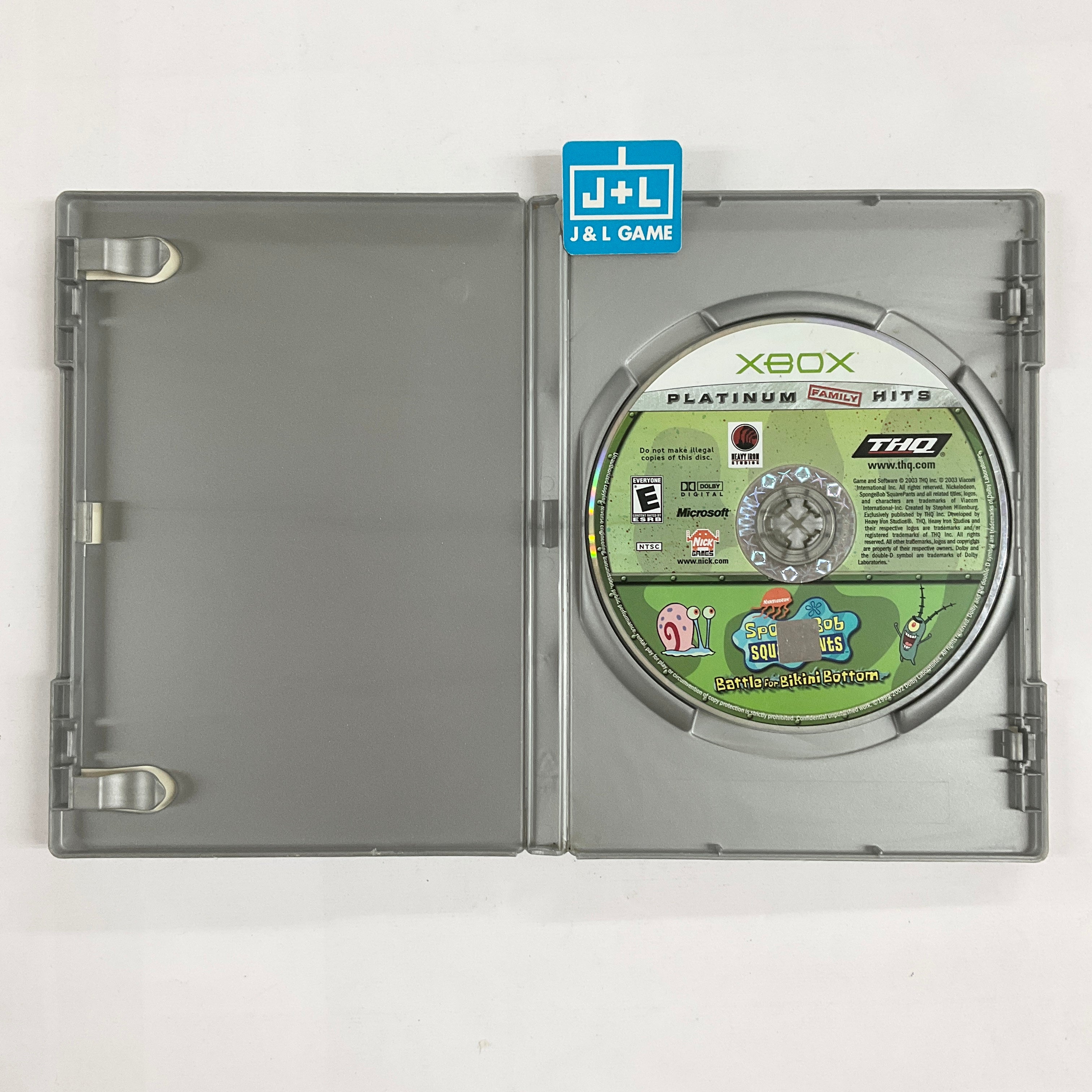 SpongeBob SquarePants: Battle for Bikini Bottom (Platinum Hits) - (XB) Xbox [Pre-Owned] Video Games THQ   