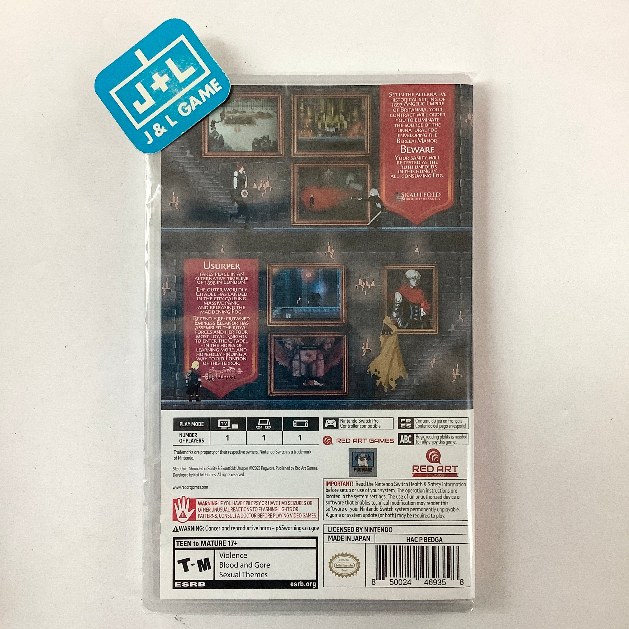 Skautfold Bloody Pack - (NSW) Nintendo Switch Video Games Red Art Games   