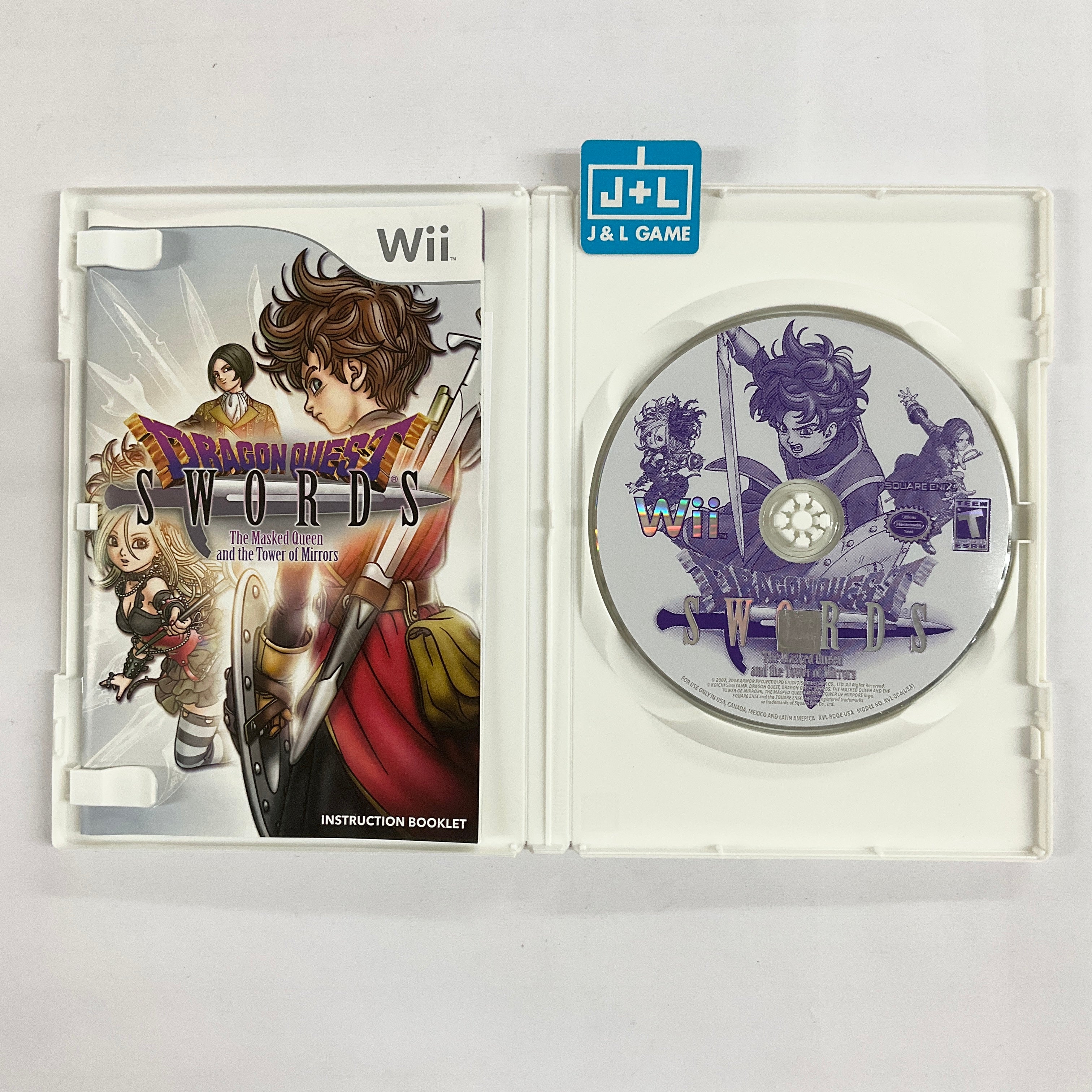 Dragon Quest Swords: The Masked Queen and Tower of Mirrors - Nintendo Wii [Pre-Owned] Video Games Square Enix   