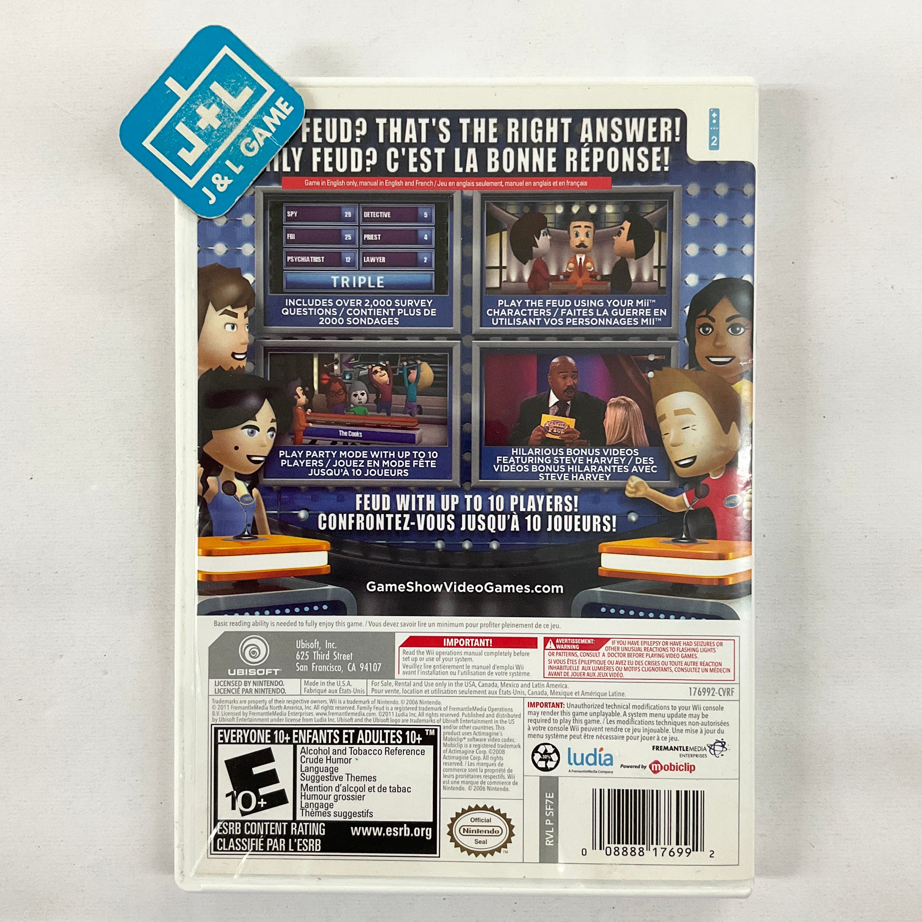 Family Feud: 2012 Edition - Nintendo Wii [Pre-Owned] Video Games Ubisoft   