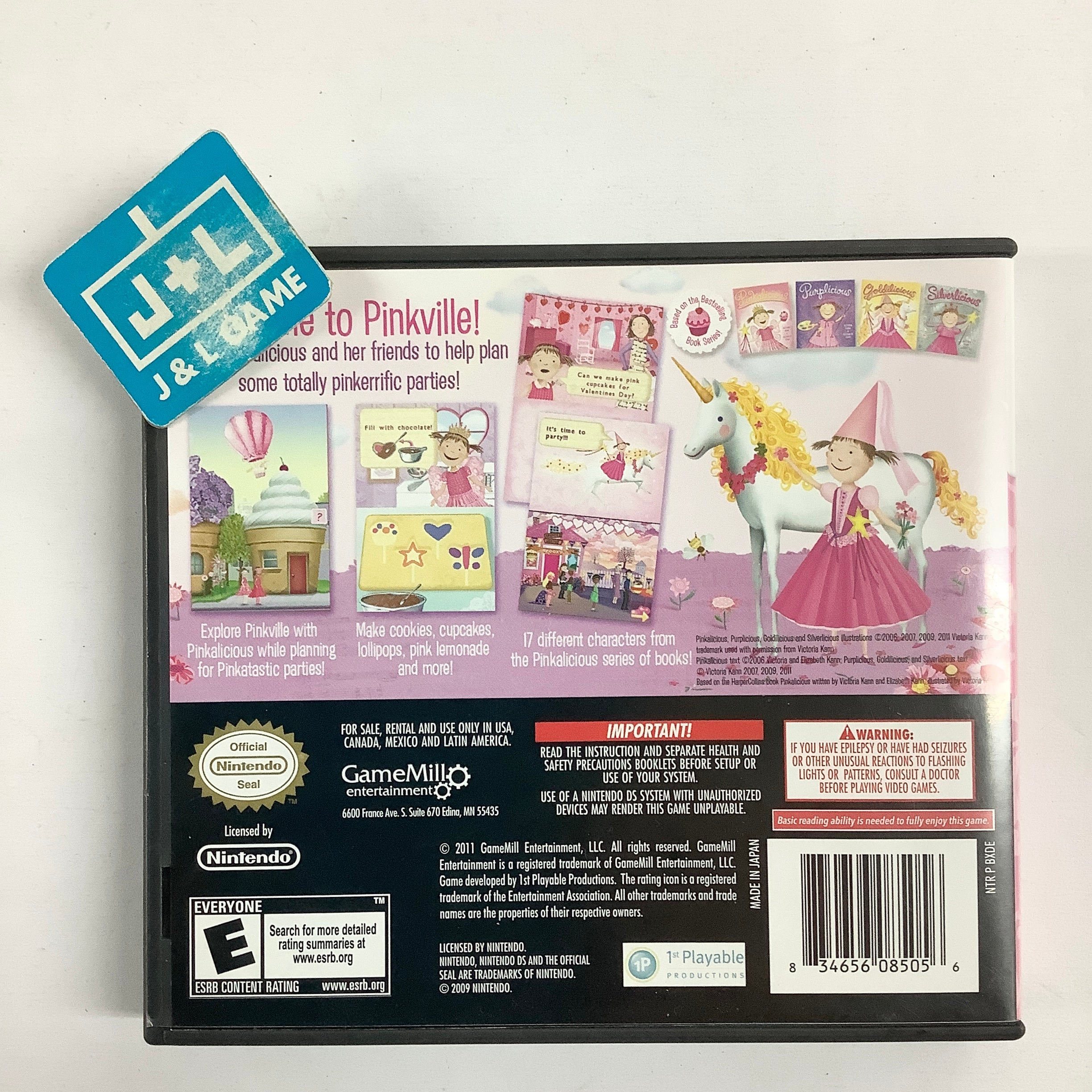 Pinkalicious - (NDS) Nintendo DS [Pre-Owned] Video Games GameMill Publishing   