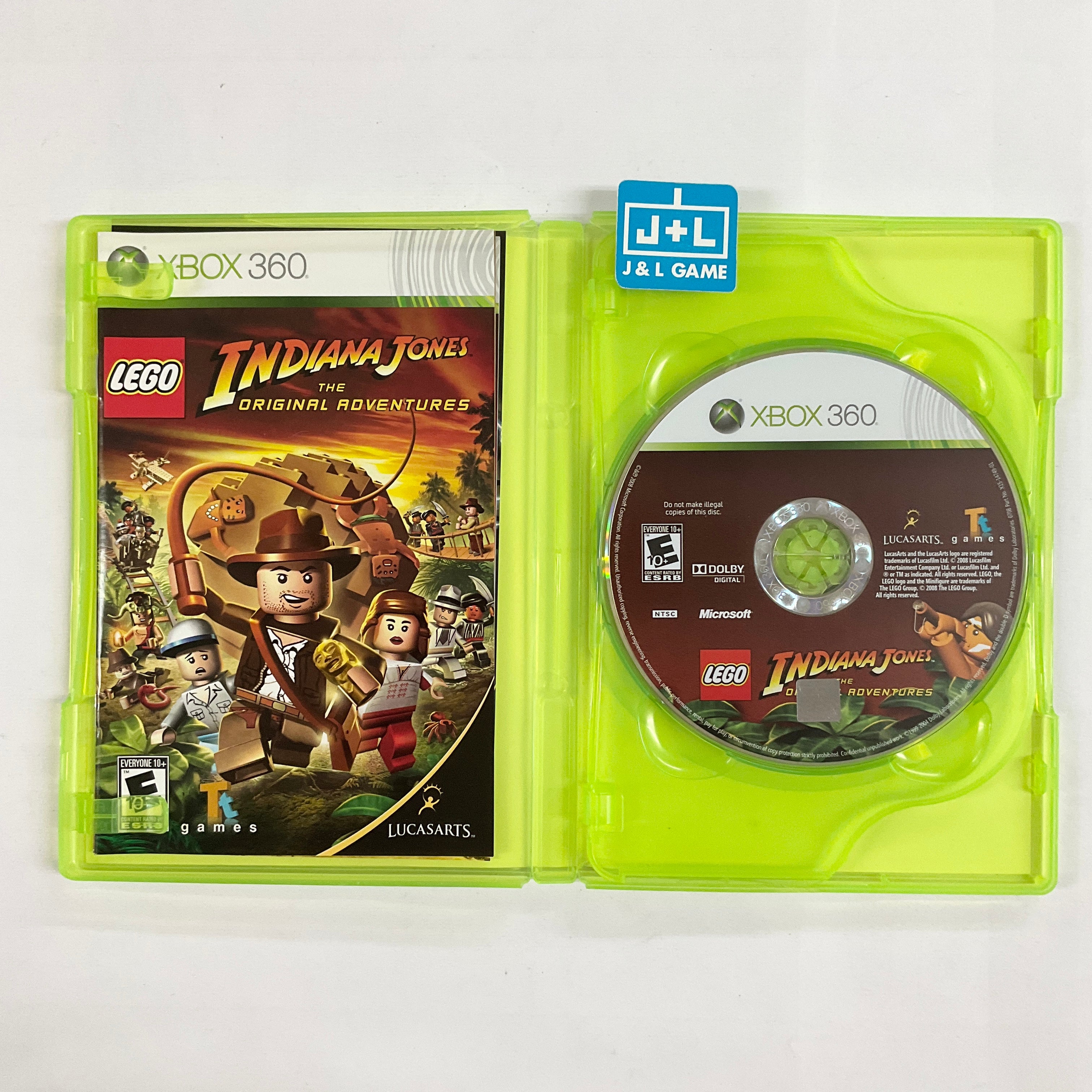 LEGO Indiana Jones: The Original Adventures / DreamWorks Kung Fu Panda - Xbox 360 [Pre-Owned] Video Games Microsoft Game Studios   