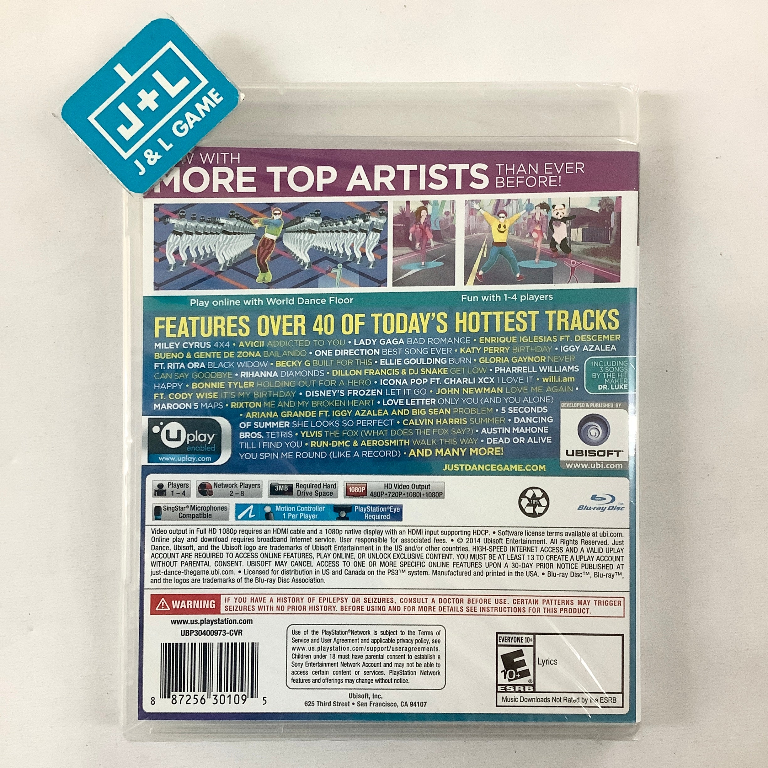 Just Dance 2015 (PlayStation Move Required) - (PS3) PlayStation 3 Video Games Ubisoft   