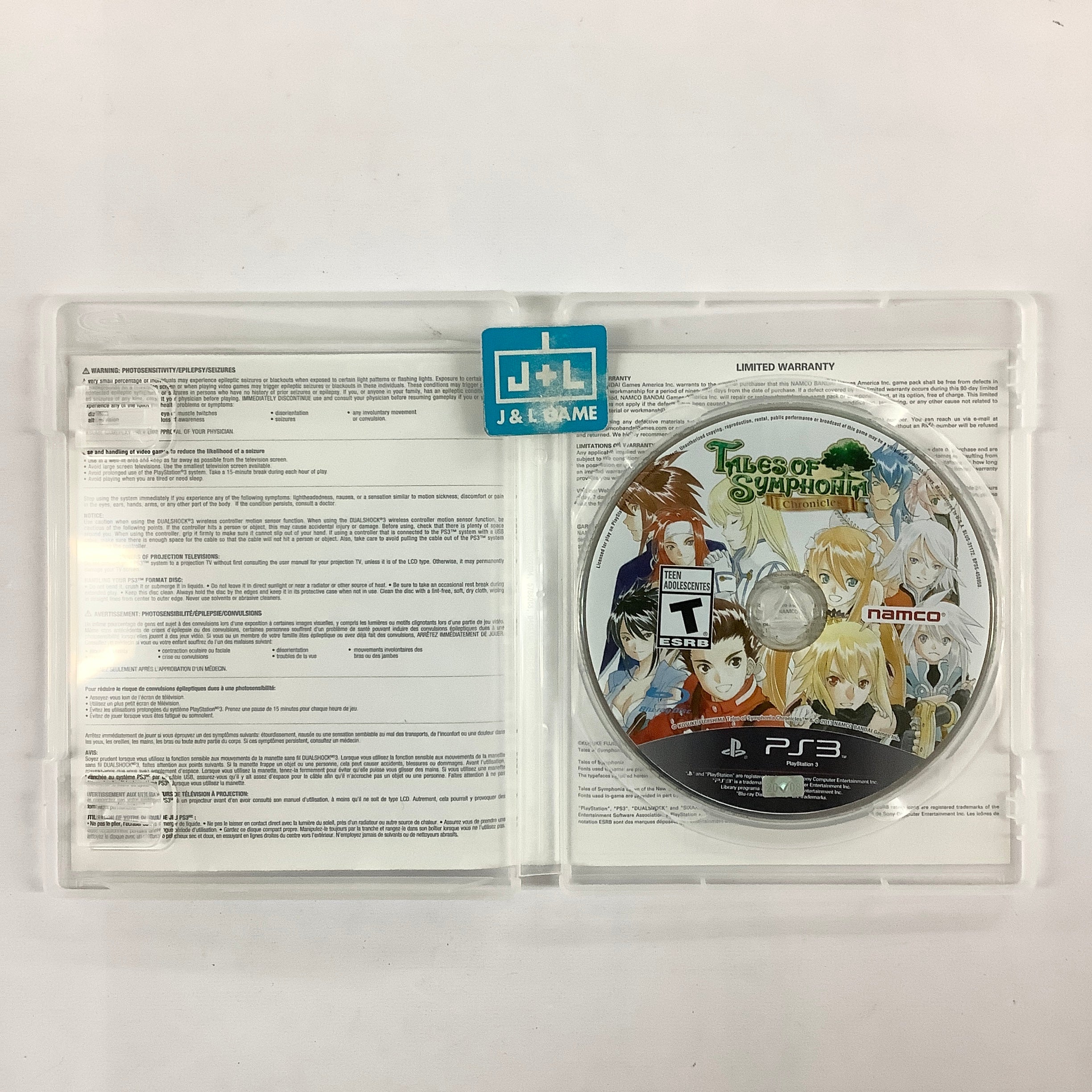 Tales of Symphonia Chronicles - (PS3) PlayStation 3 [Pre-Owned] Video Games Namco Bandai Games   