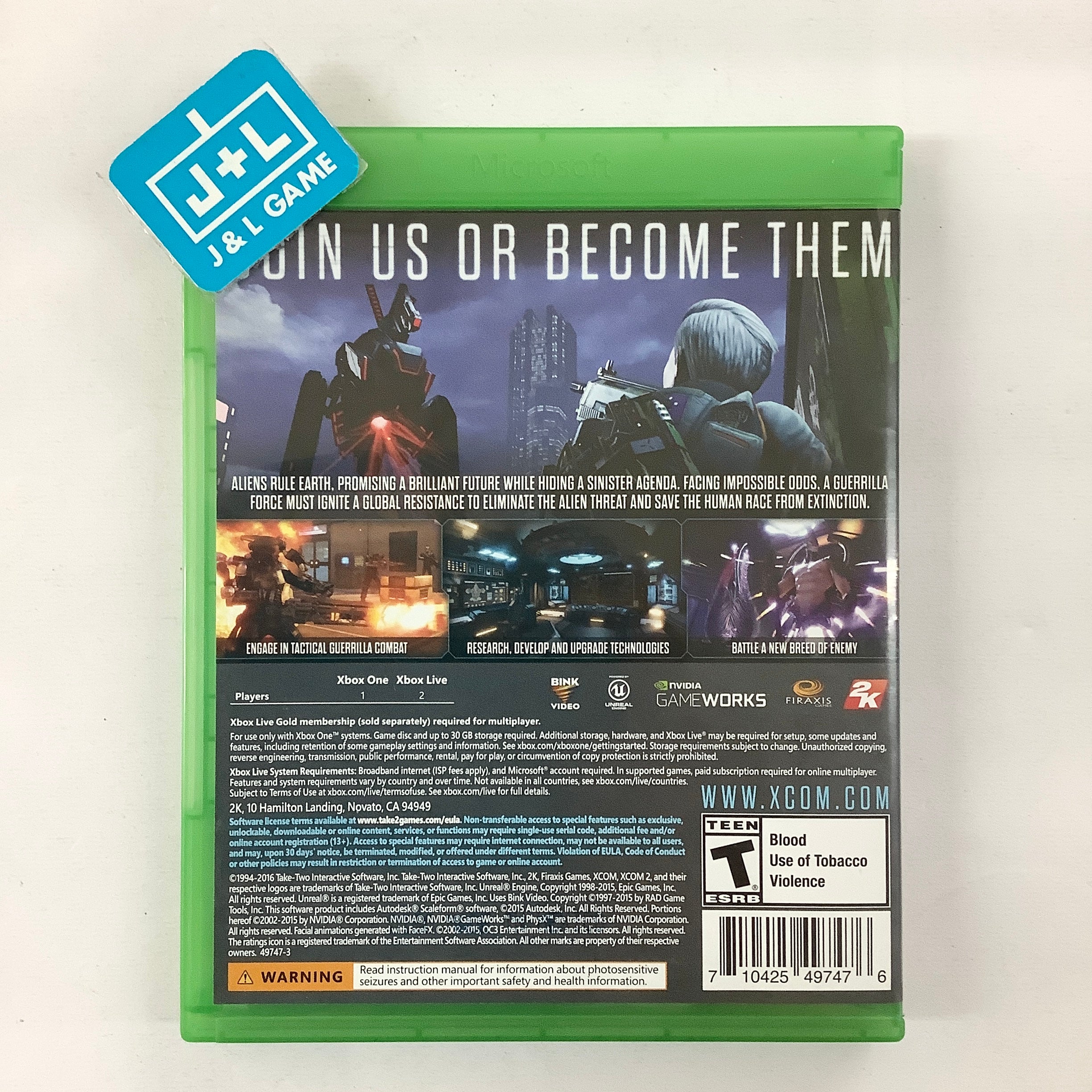 XCOM 2 - (XB1) Xbox One [Pre-Owned] Video Games 2K Games   