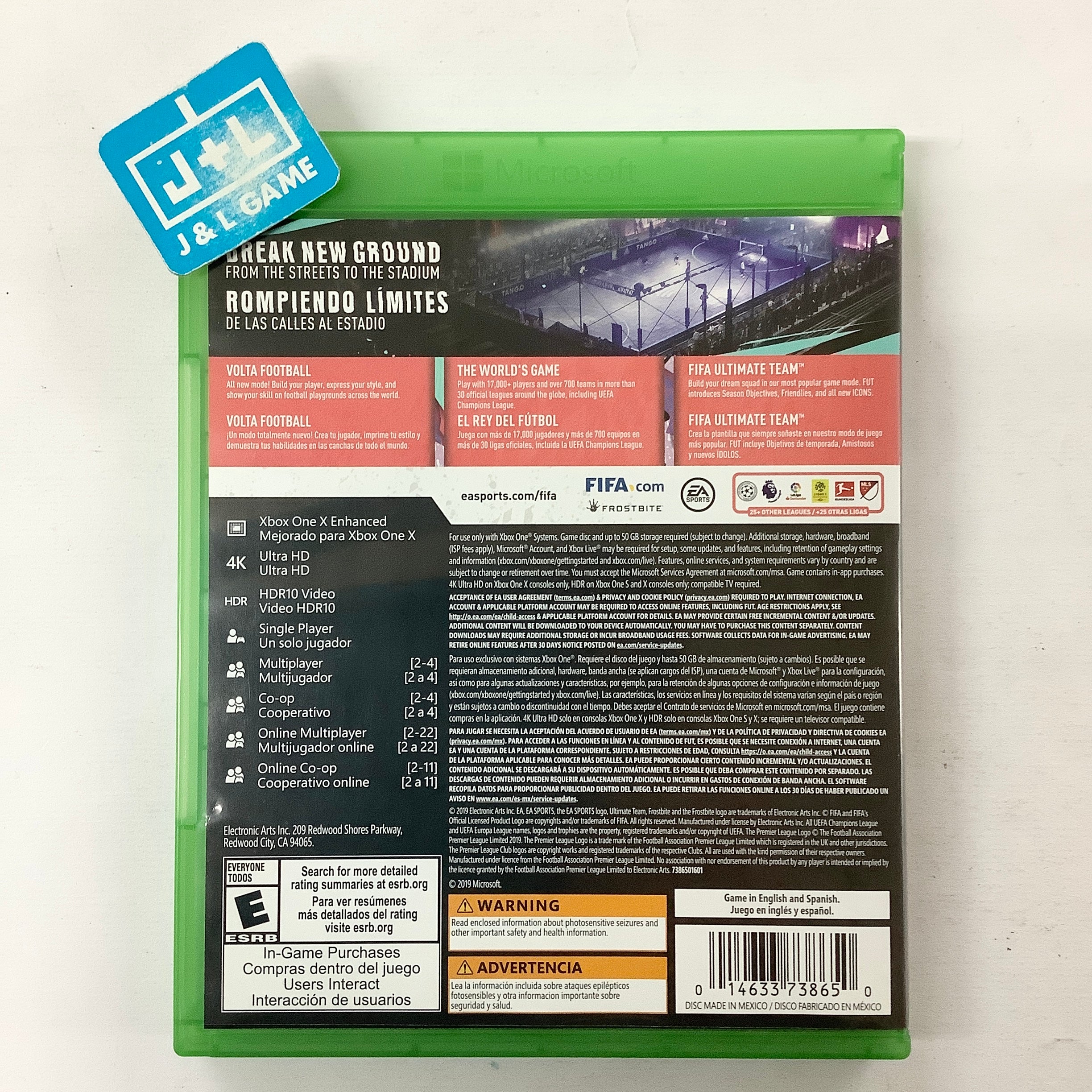 FIFA 20 - (XB1) Xbox One [Pre-Owned] Video Games Electronic Arts   