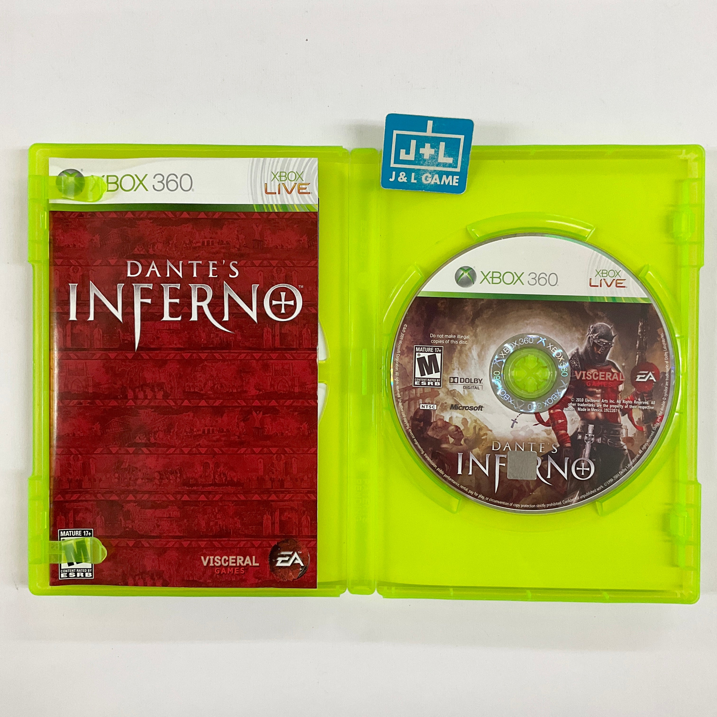 Dante's Inferno - Xbox 360 [Pre-Owned] Video Games Electronic Arts   