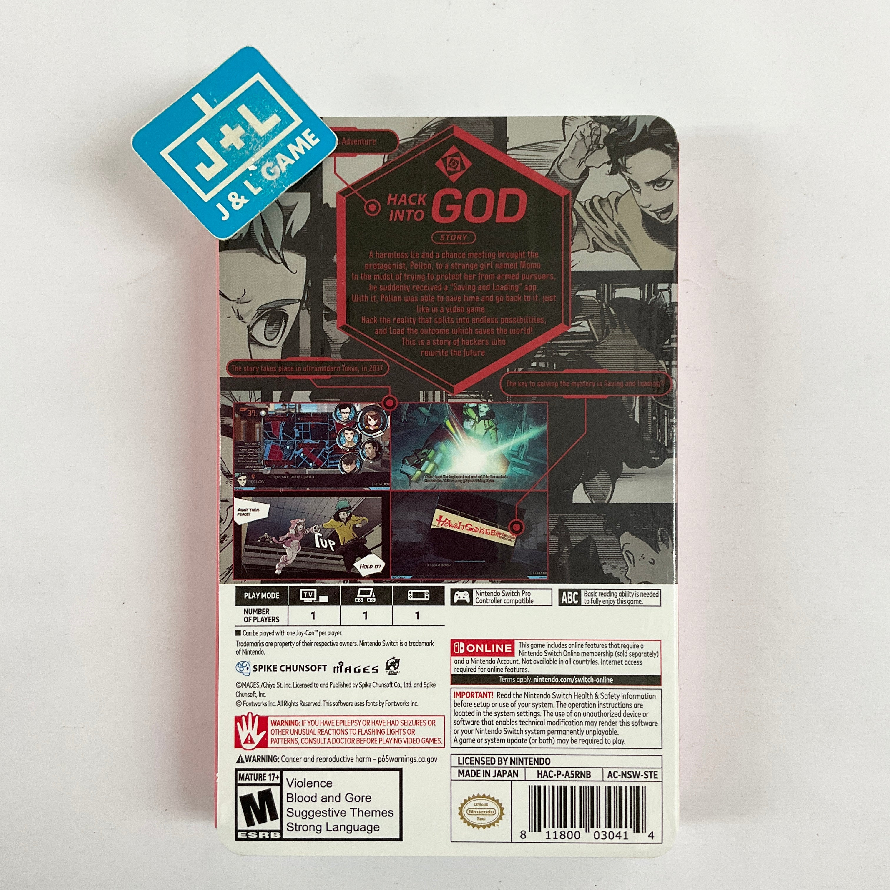 ANONYMOUS;CODE SteelBook Launch Edition - (NSW) Nintendo Switch Video Games Spike Chunsoft   