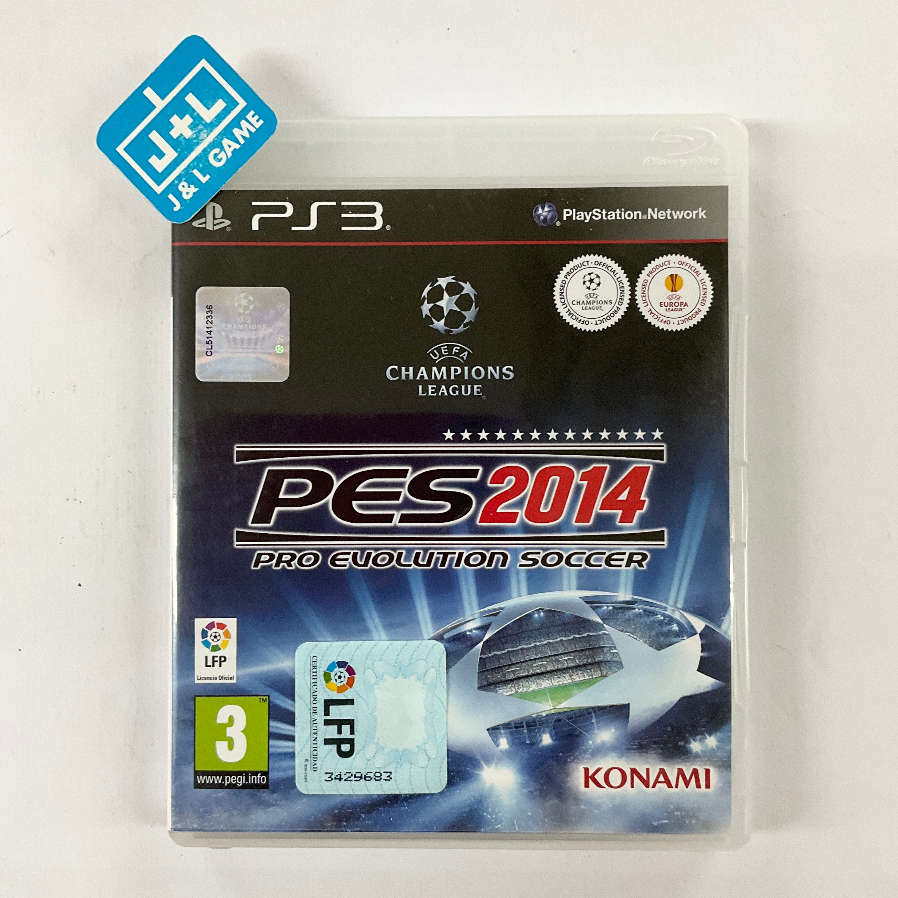 Pro Evolution Soccer 2014 - (PS3) Playstation 3 [Pre-Owned] (European Import) Video Games Konami   