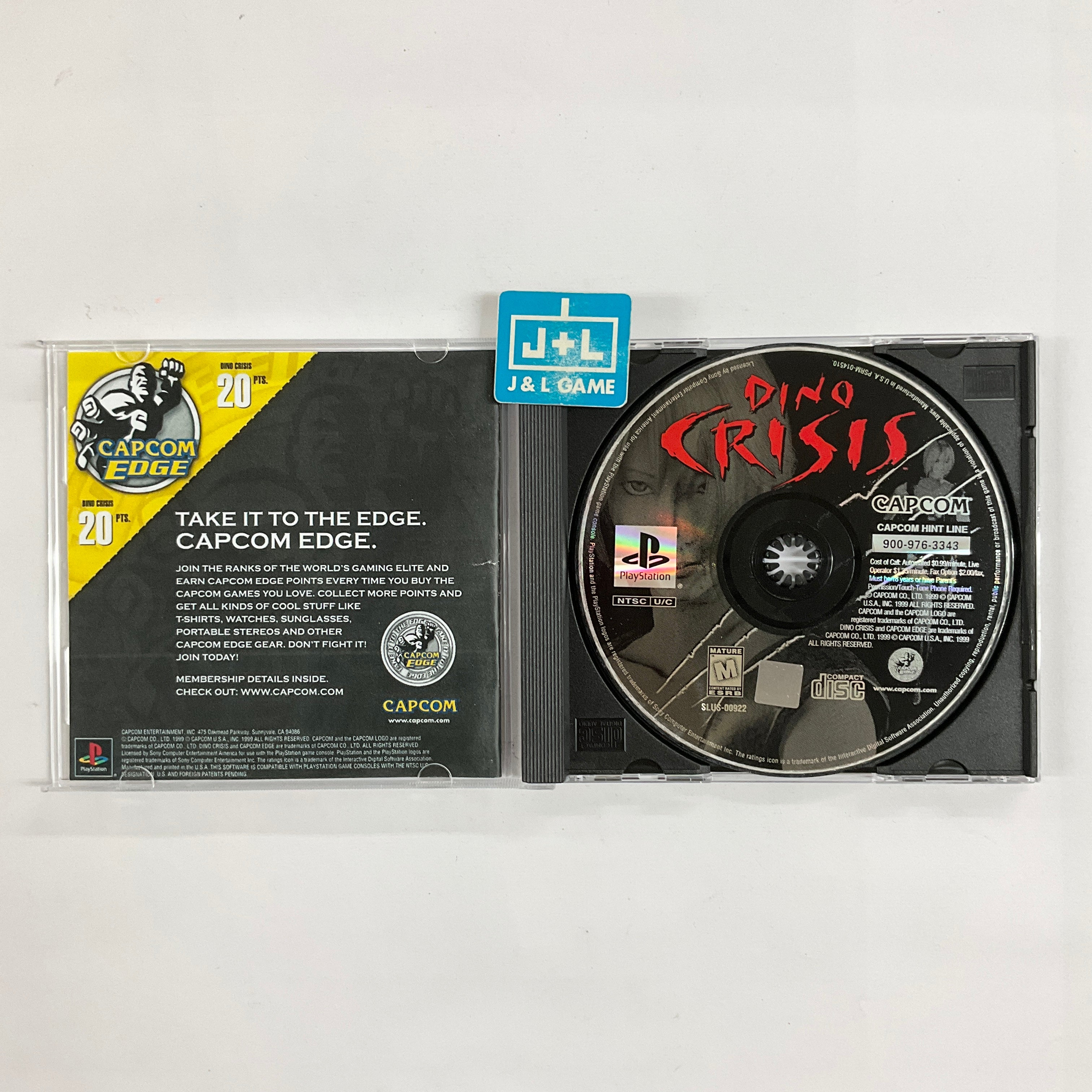 Dino Crisis - (PS1) PlayStation 1 [Pre-Owned] Video Games Capcom   