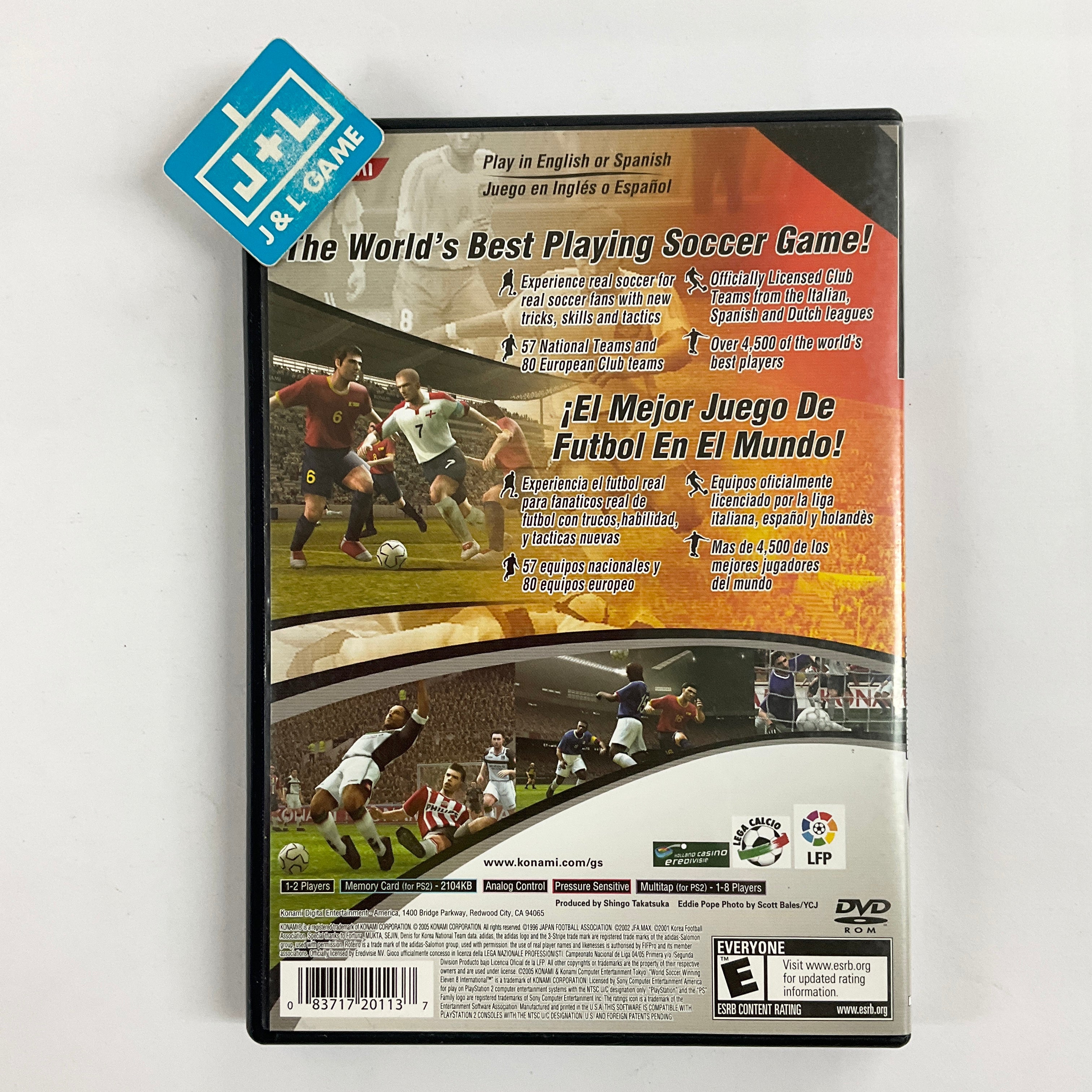 World Soccer Winning Eleven 8 International - (PS2) PlayStation 2 [Pre-Owned] Video Games Konami   