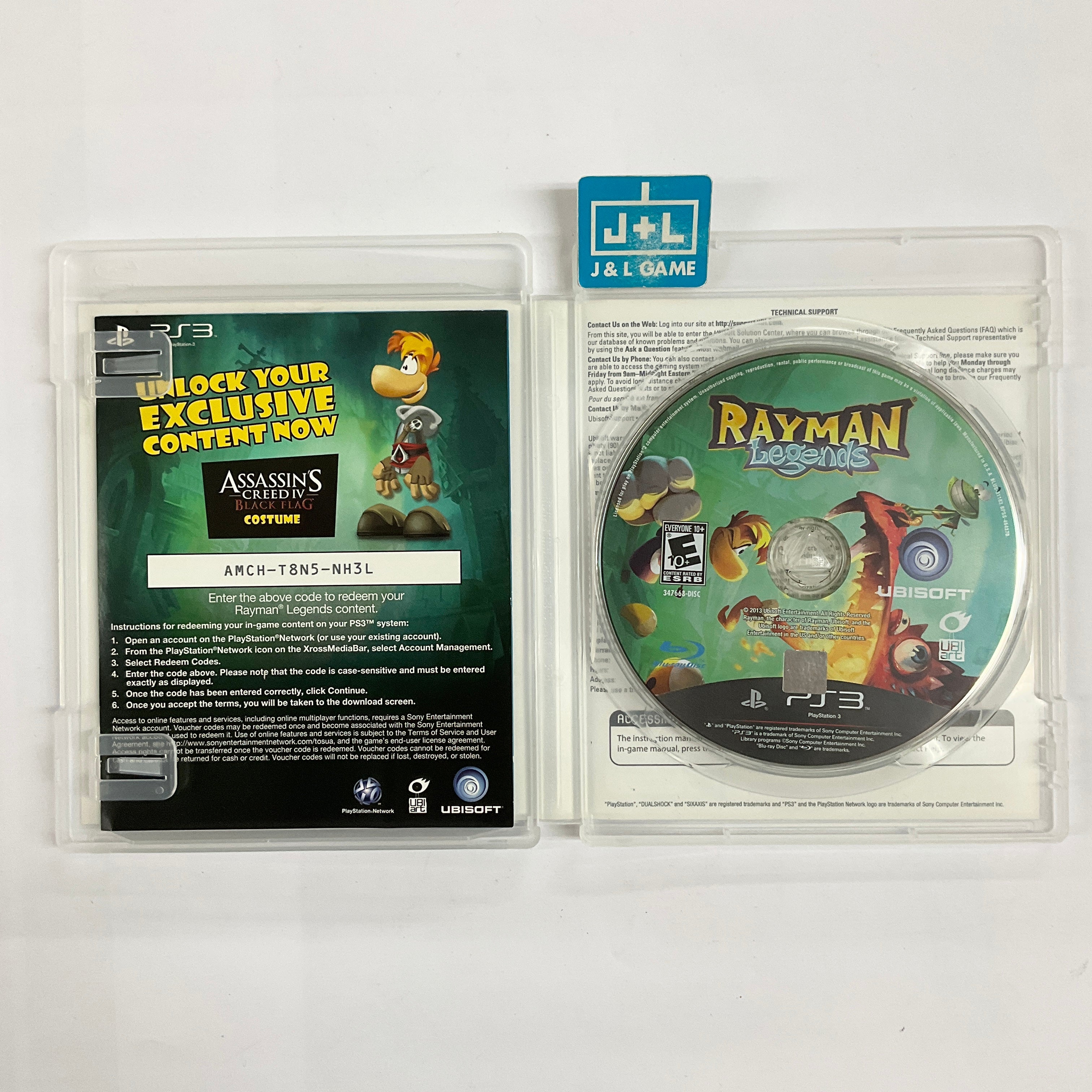 Rayman Legends - (PS3) Playstation 3 [Pre-Owned] Video Games Ubisoft   