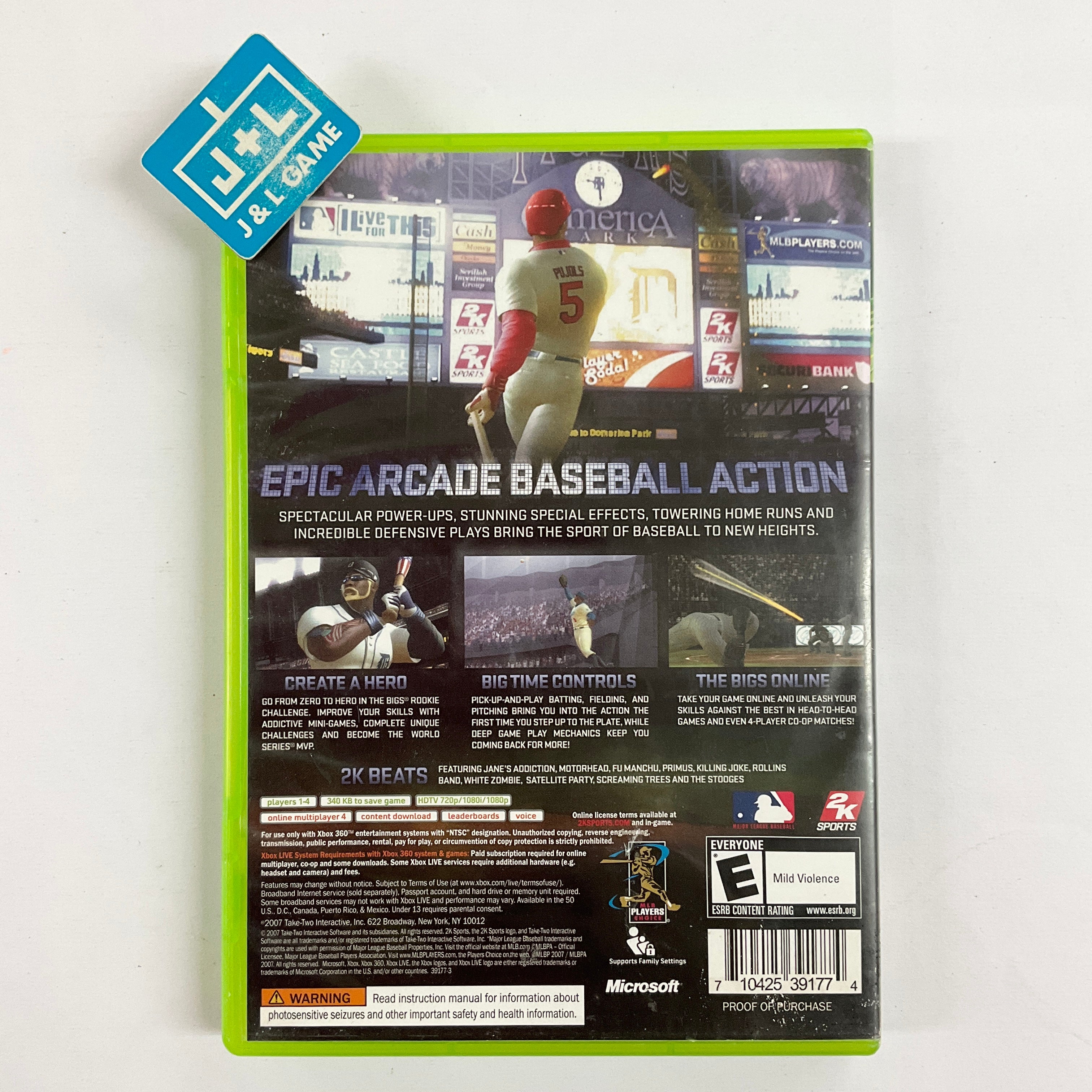 The Bigs (Albert Pujols) - Xbox 360 [Pre-Owned] Video Games 2K Sports   