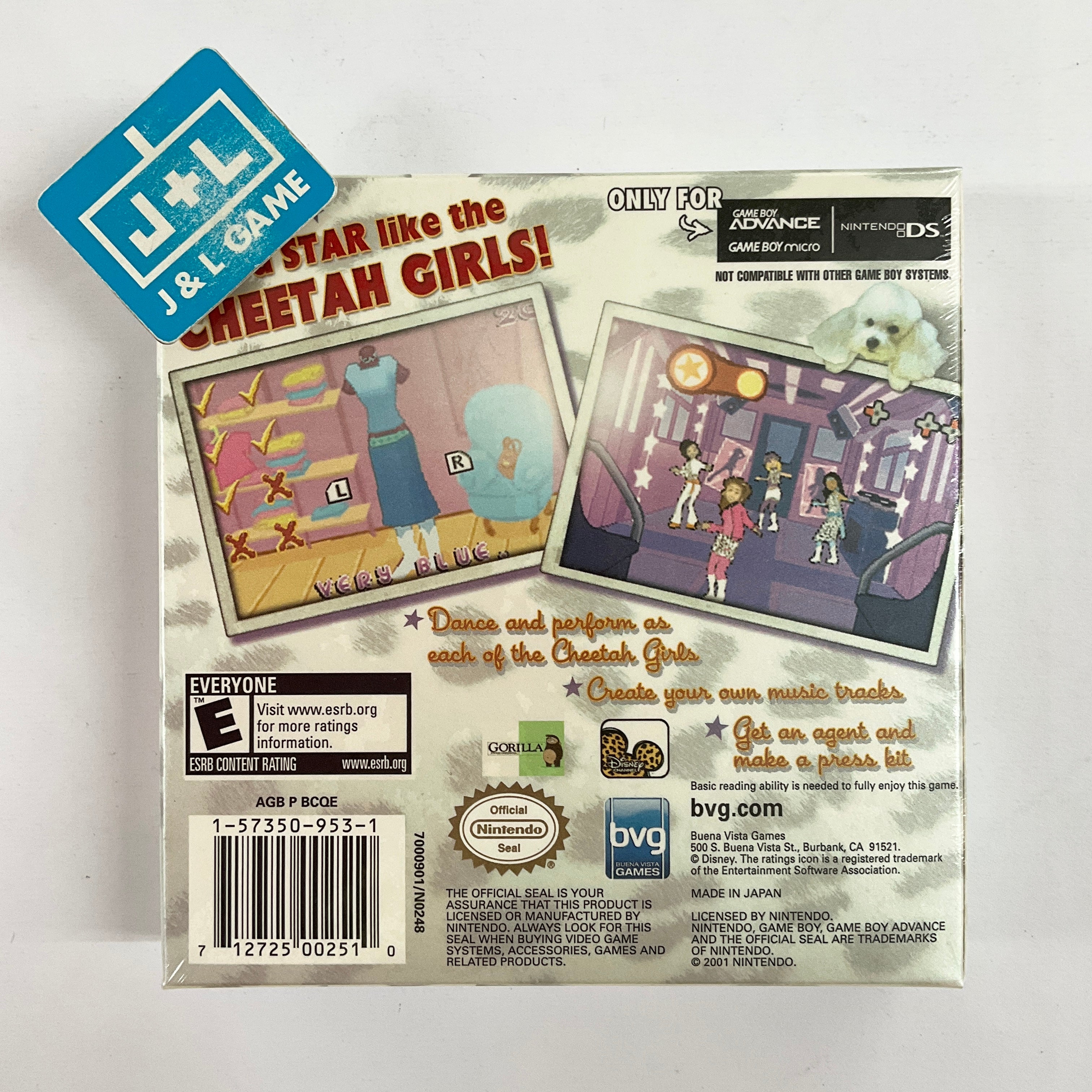 The Cheetah Girls - (GBA) Game Boy Advance Video Games Buena Vista Games   