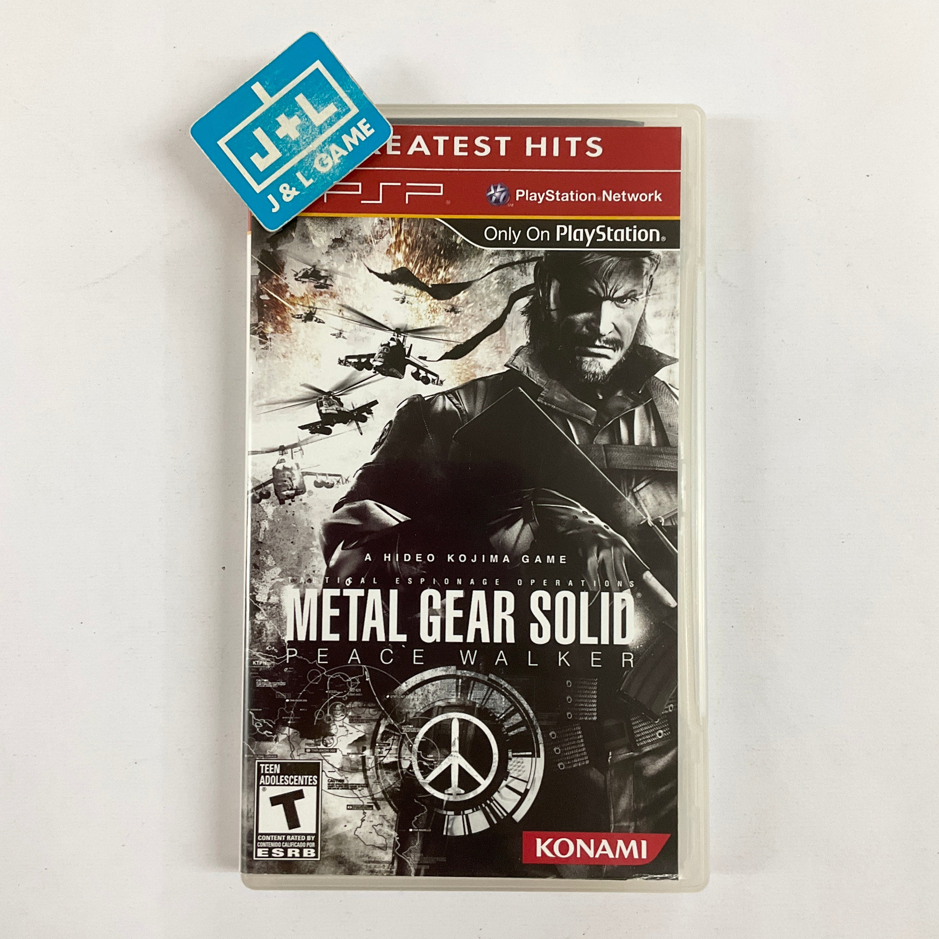 Metal Gear Solid: Peace Walker (Greatest Hits) - SONY PSP [Pre-Owned] Video Games Konami   