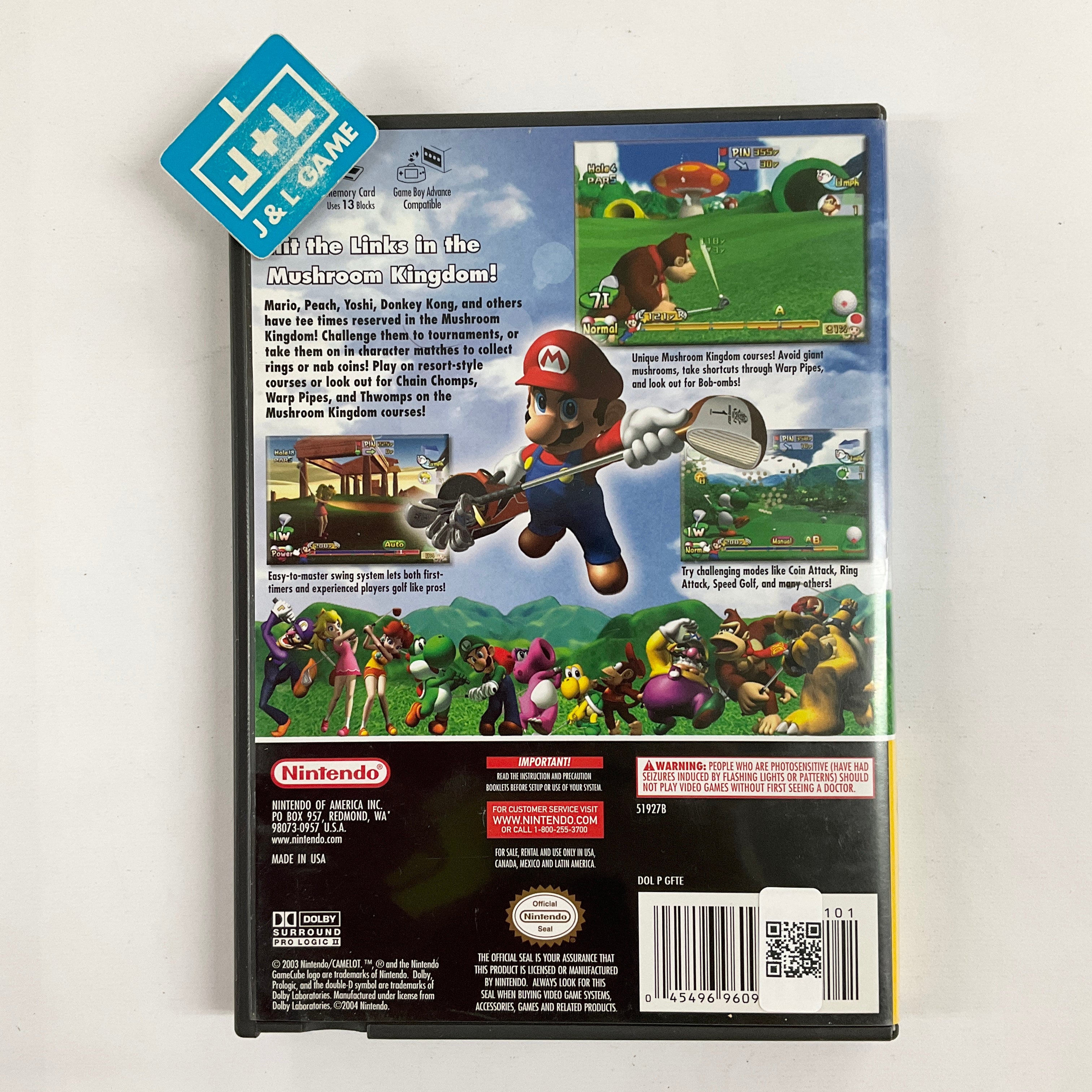 Mario Golf: Toadstool Tour (Player's Choice) - (GC) GameCube [Pre-Owned] Video Games Nintendo   