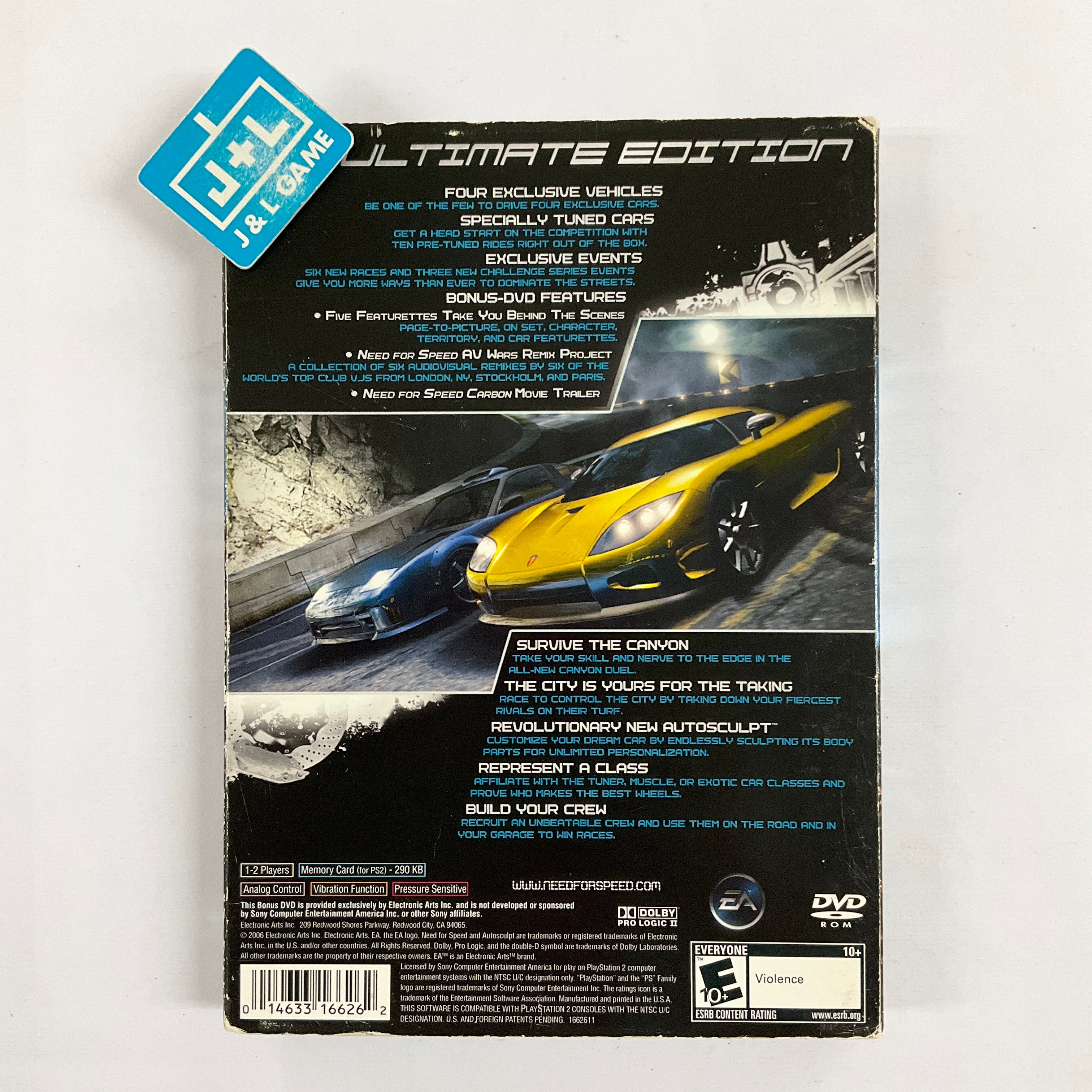 Need for Speed Carbon Collector's Edition - (PS2) PlayStation 2 [Pre-Owned] Video Games Electronic Arts   