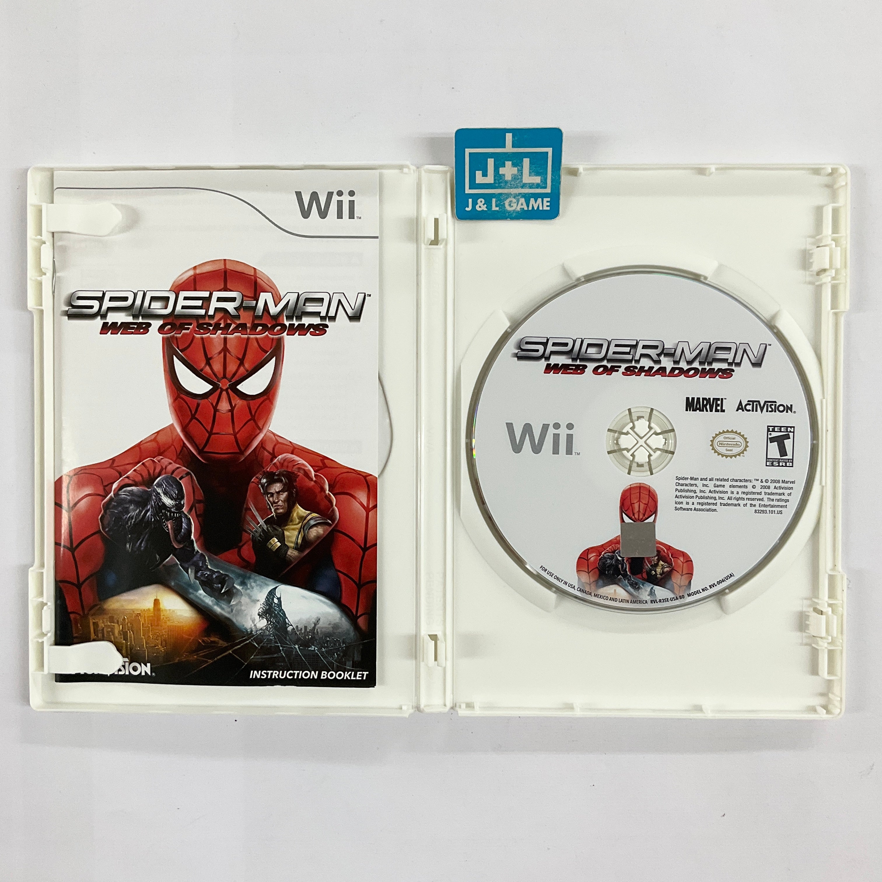 Spider-Man: Web of Shadows - Nintendo Wii [Pre-Owned] Video Games Activision   