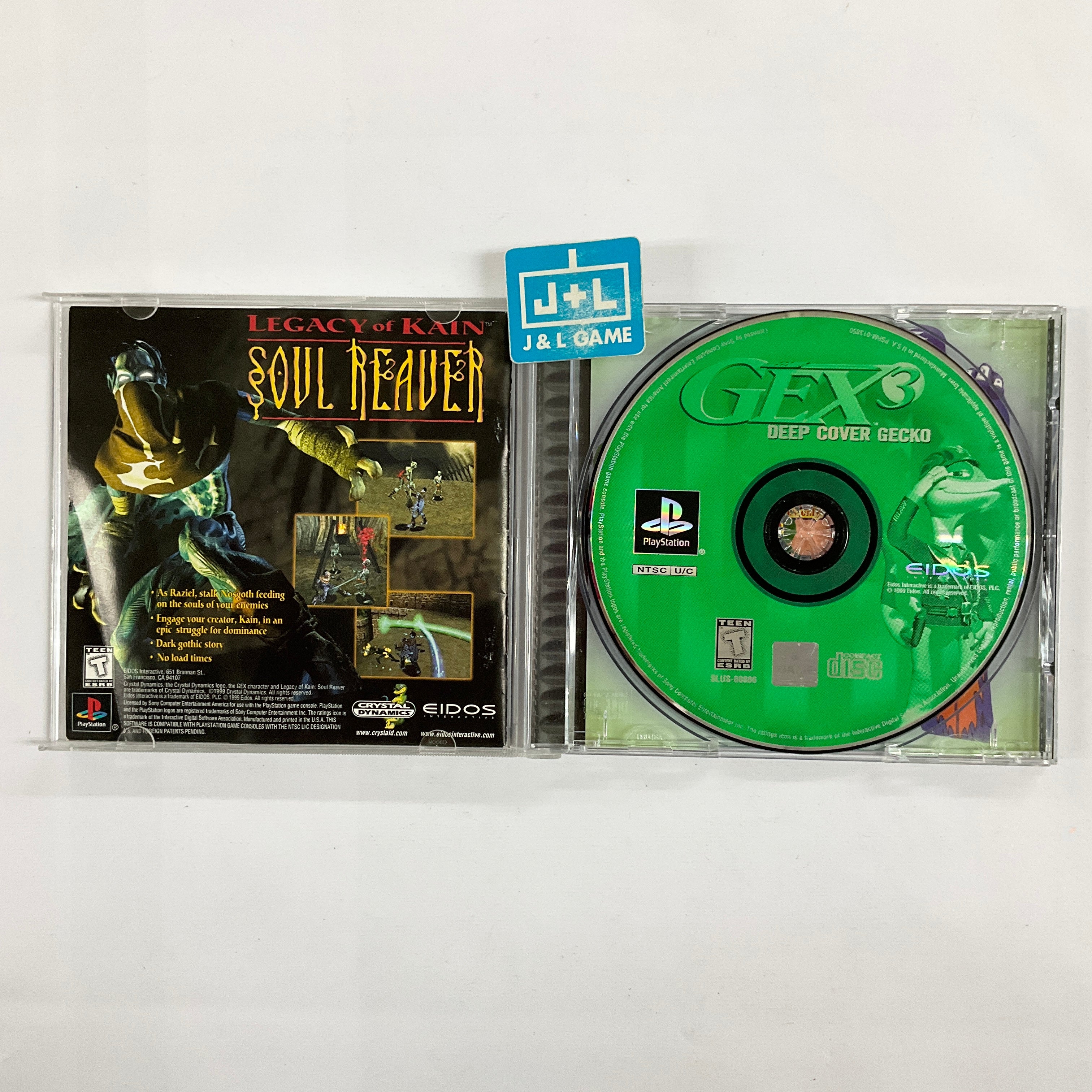 Gex 3: Deep Cover Gecko - (PS1) Playstation 1 [Pre-Owned] Video Games Eidos Interactive   