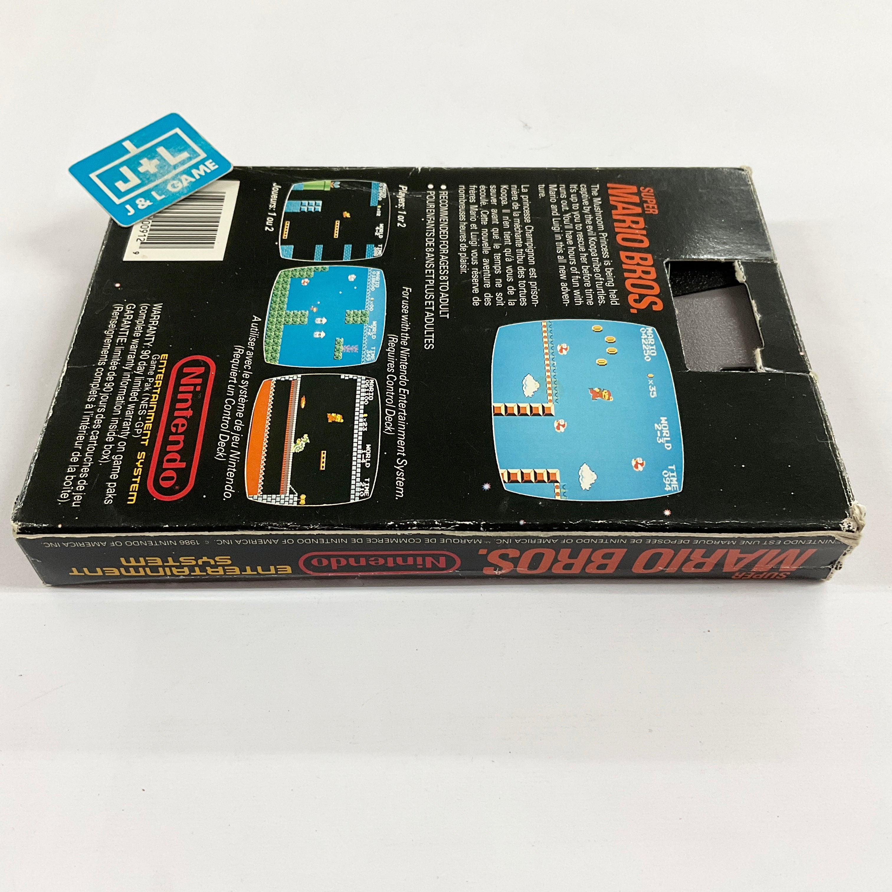 Super Mario Bros. (Canadian) - (NES) Nintendo Entertainment System [Pre-Owned] Video Games Nintendo   