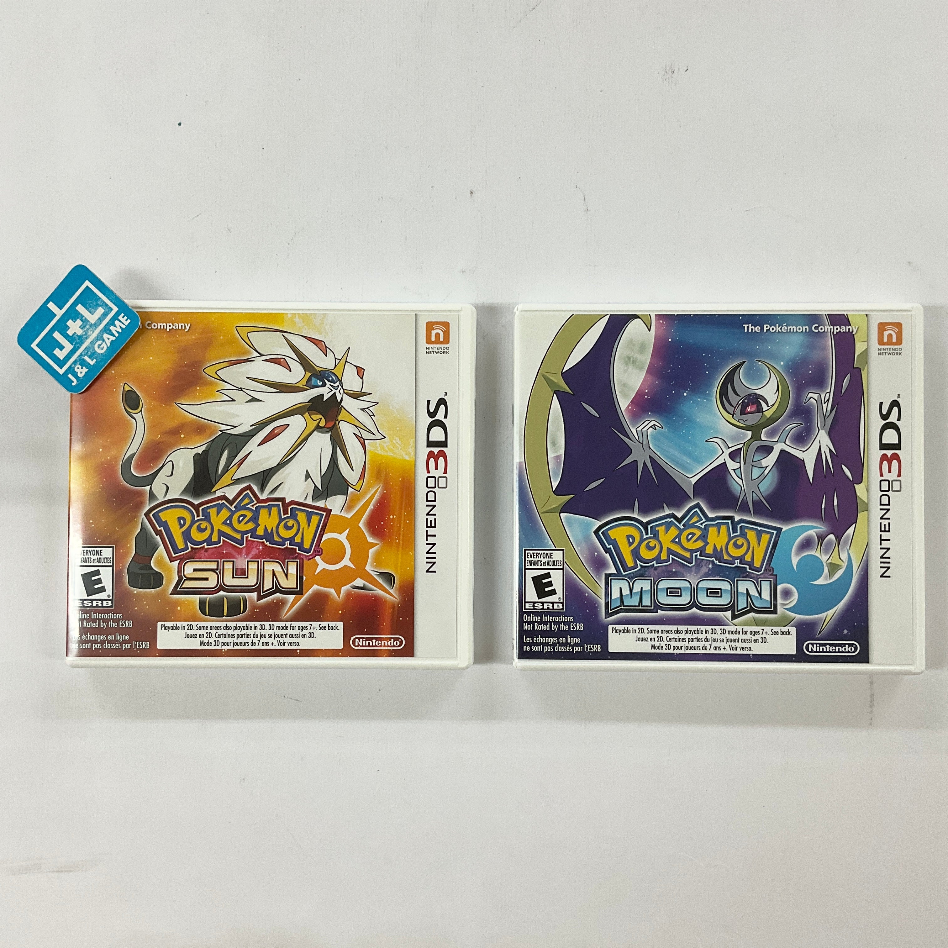 Pokemon Sun and Moon Dual Pack - Nintendo 3DS [Pre-Owned] Video Games Nintendo   