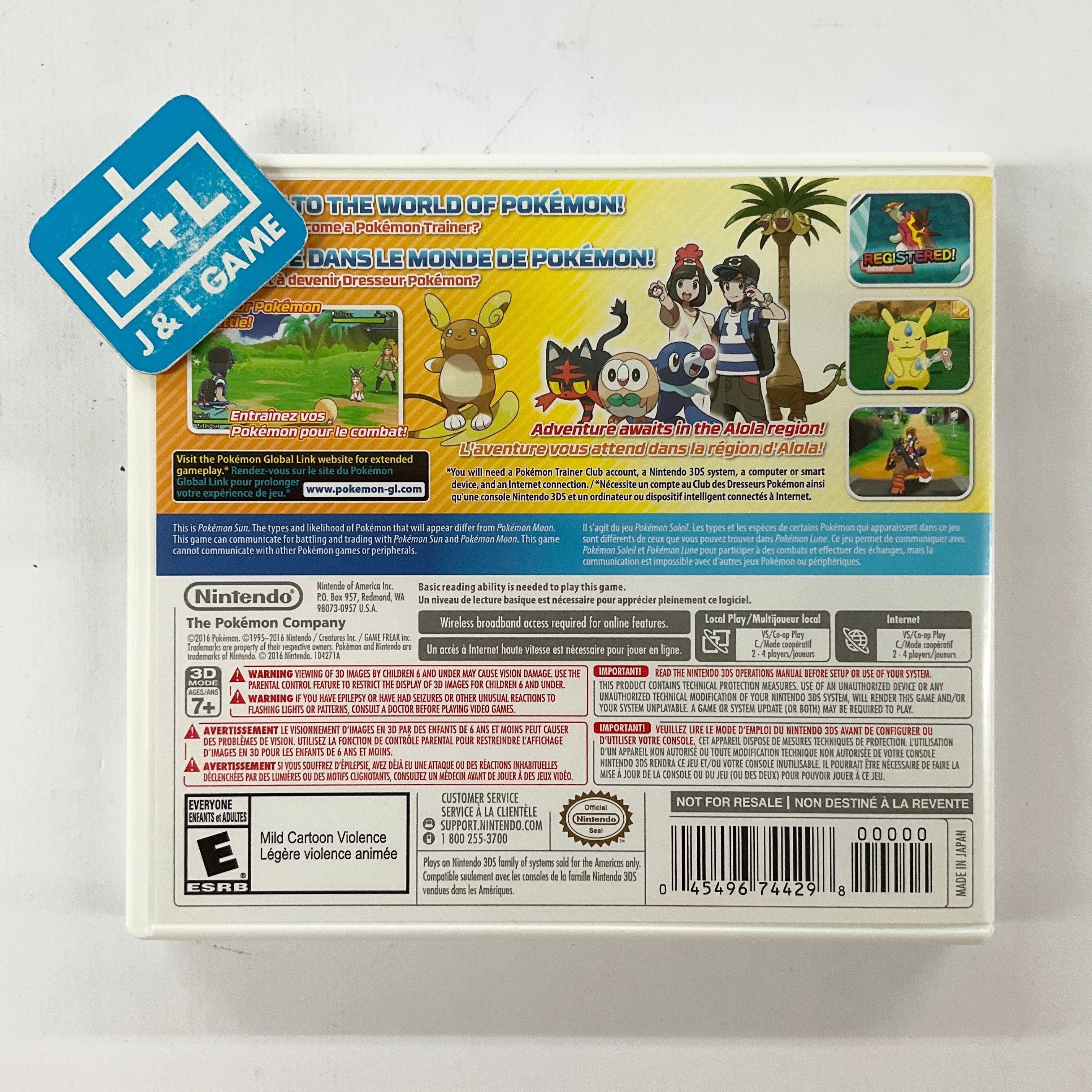 Pokemon Sun and Moon Dual Pack - Nintendo 3DS [Pre-Owned] Video Games Nintendo   