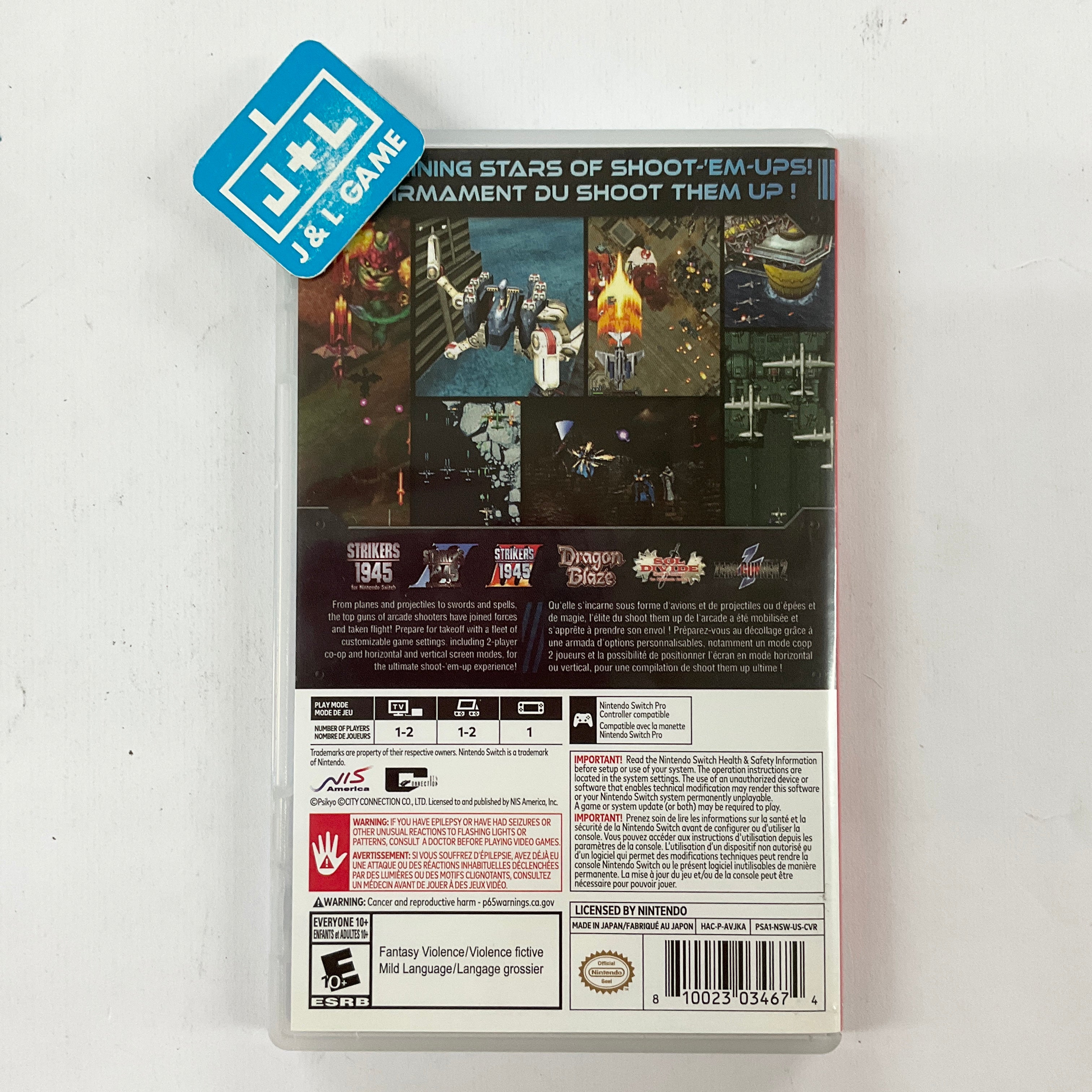 Psikyo Shooting Stars ALPHA (Limited Edition) - (NSW) Nintendo Switch [Pre-Owned] Video Games NIS America   