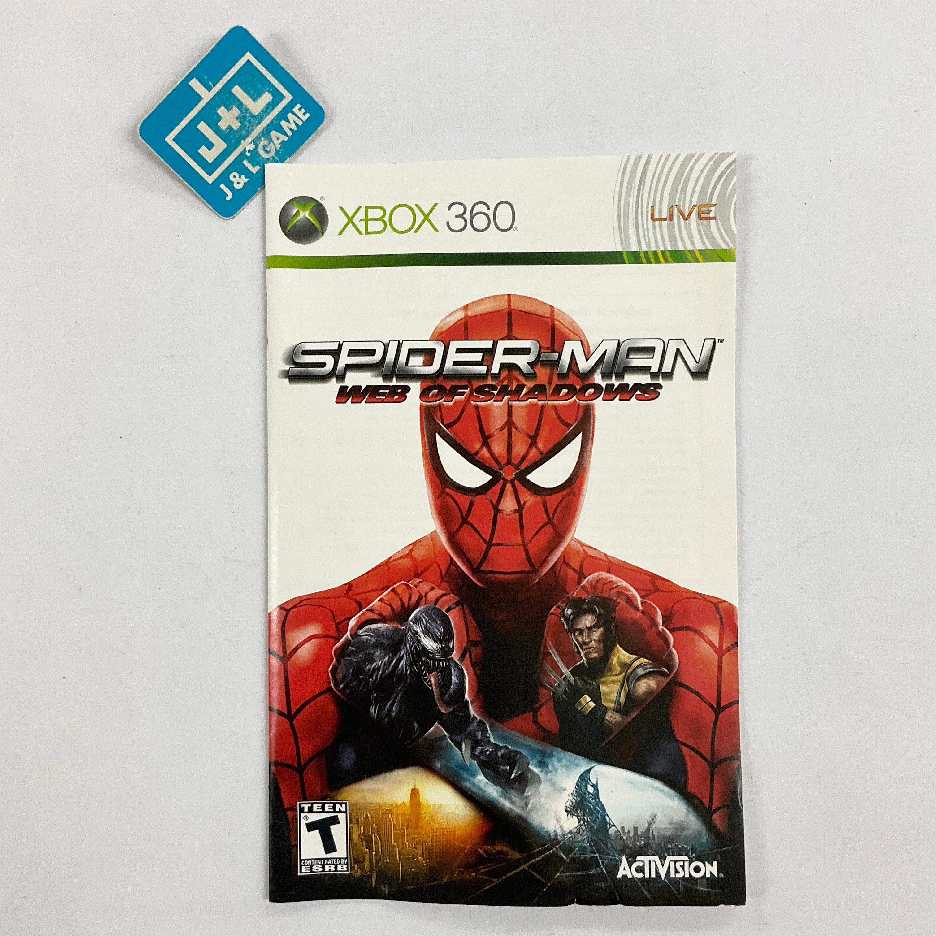 Spider-Man: Web of Shadows - Xbox 360 [Pre-Owned] Video Games Activision   