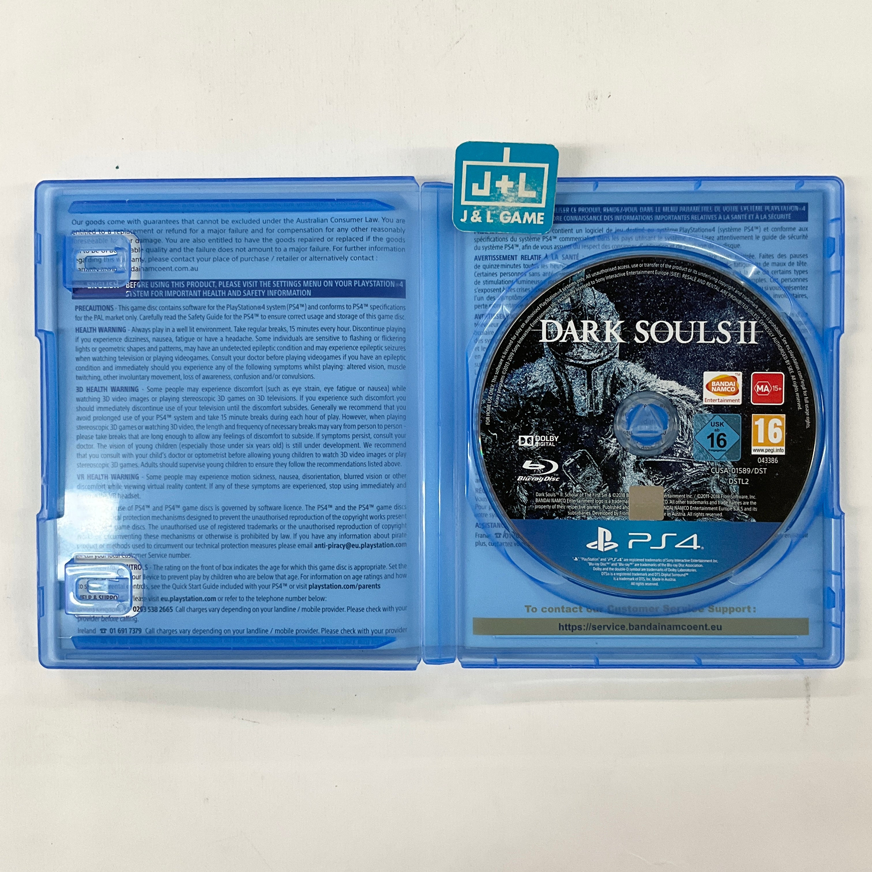 Dark Souls Trilogy - (PS4) PlayStation 4 [Pre-Owned] (European Import) Video Games BANDAI NAMCO Entertainment   