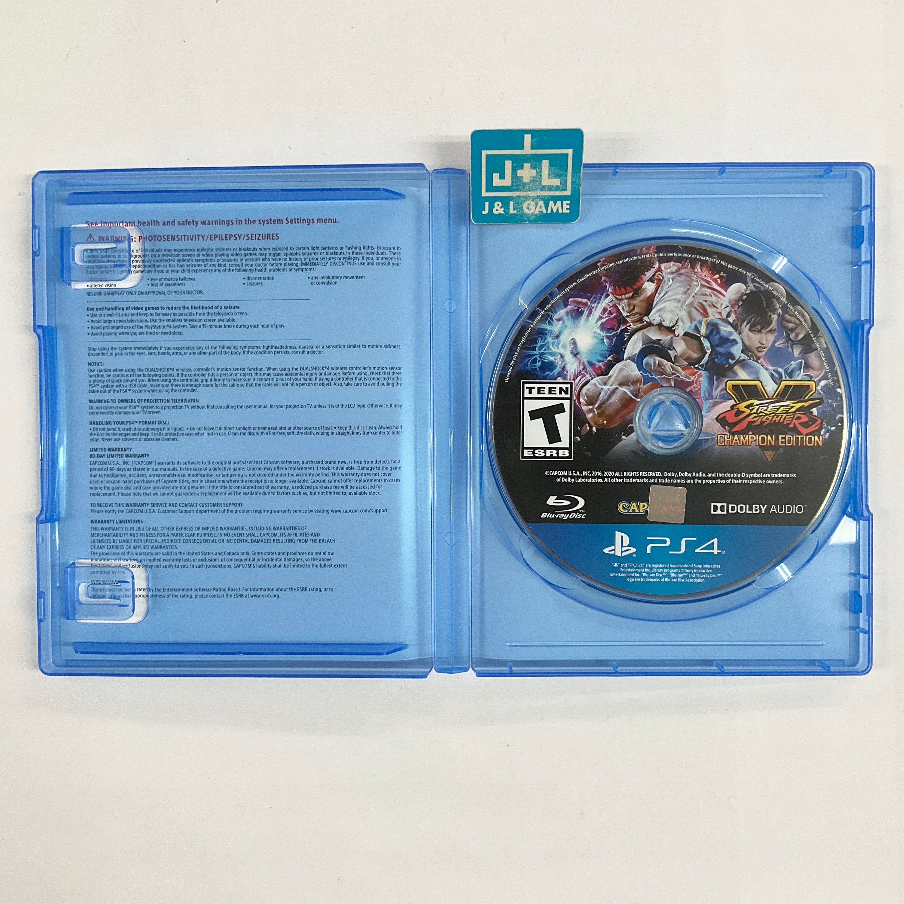 Street Fighter V Champion Edition - (PS4) PlayStation 4 [Pre-Owned] Video Games Capcom   