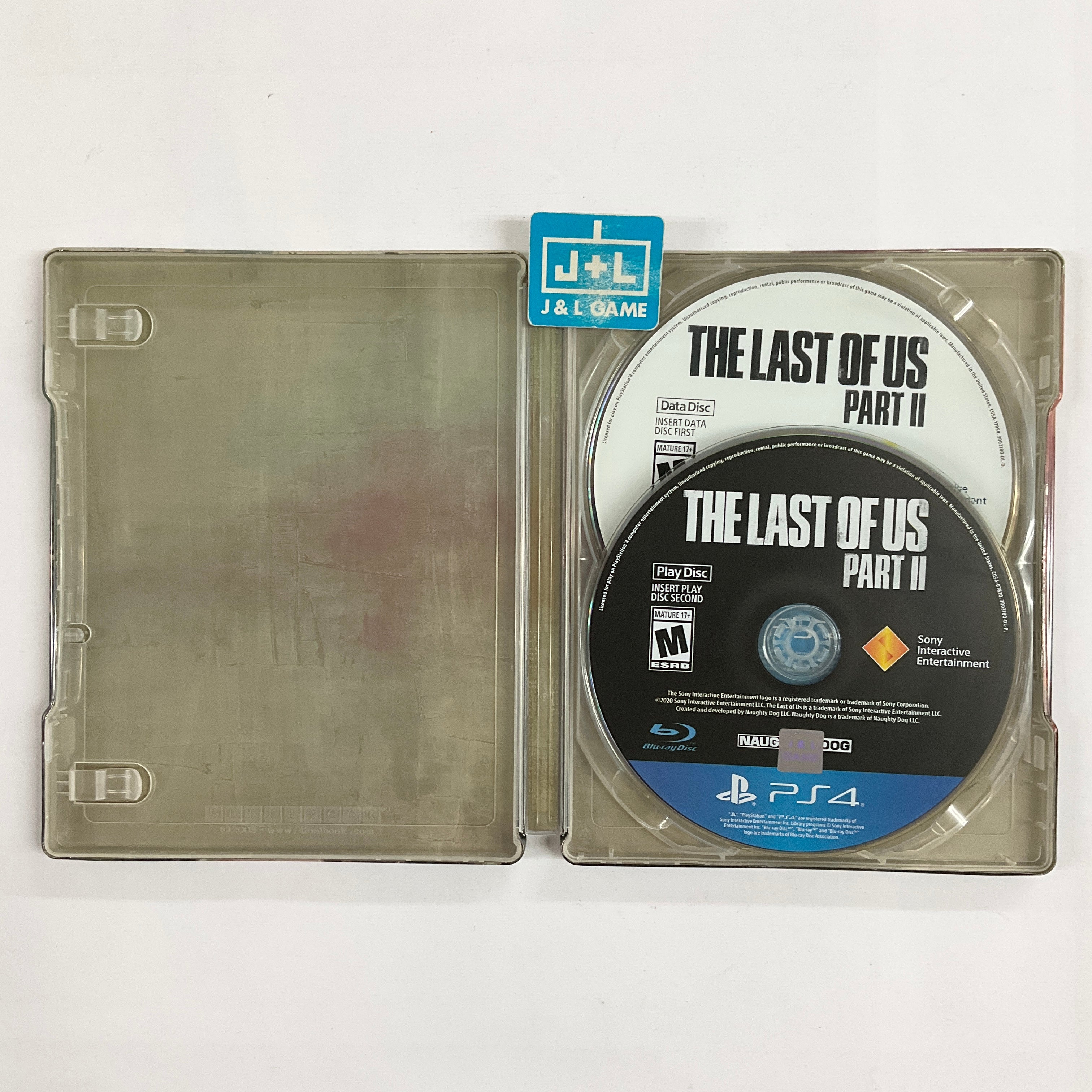 The Last of Us Part II (Steelbook) - (PS4) PlayStation 4 [Pre-Owned] Video Games Naughty Dog   