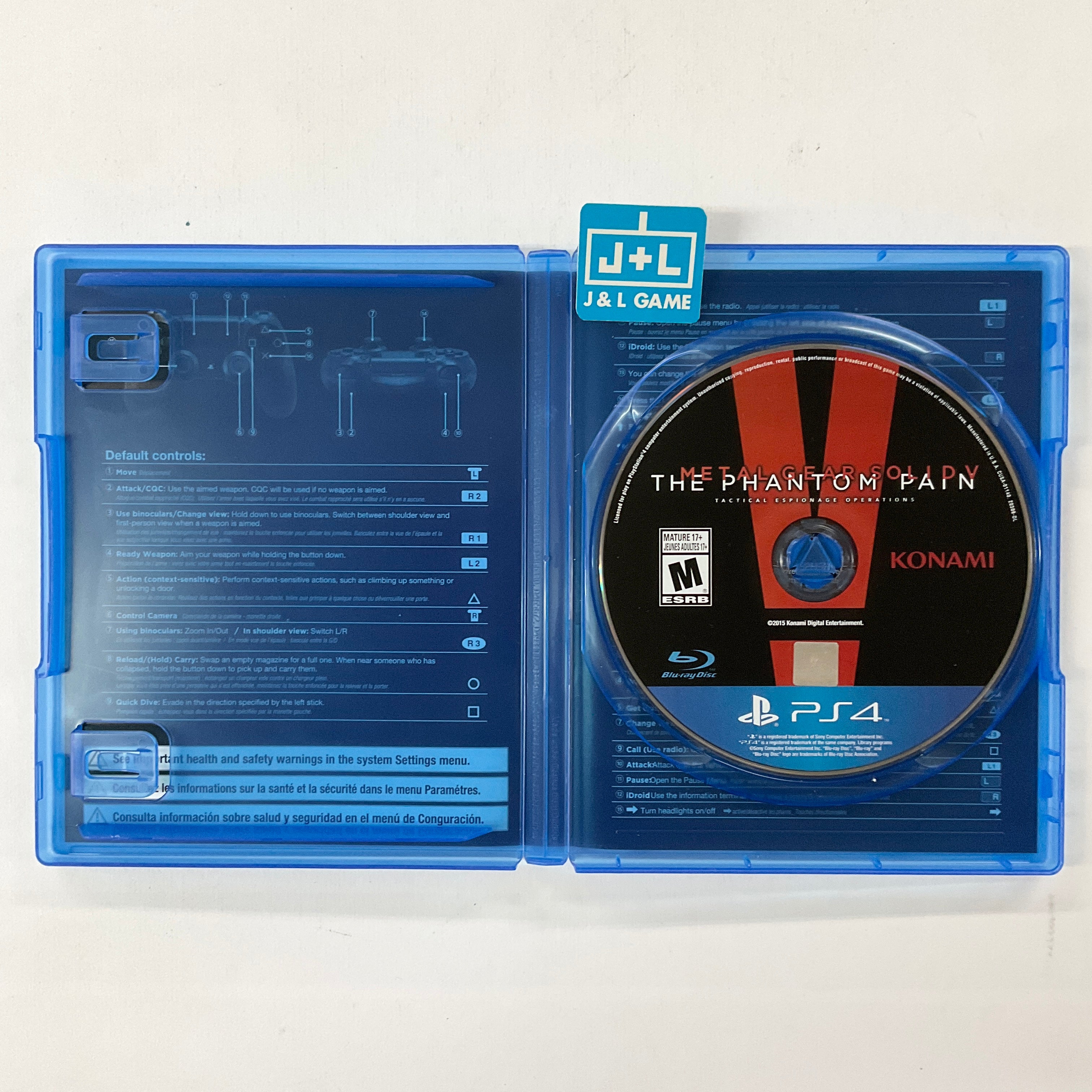 Metal Gear Solid V: The Phantom Pain - (PS4) PlayStation 4 [Pre-Owned] Video Games Konami   