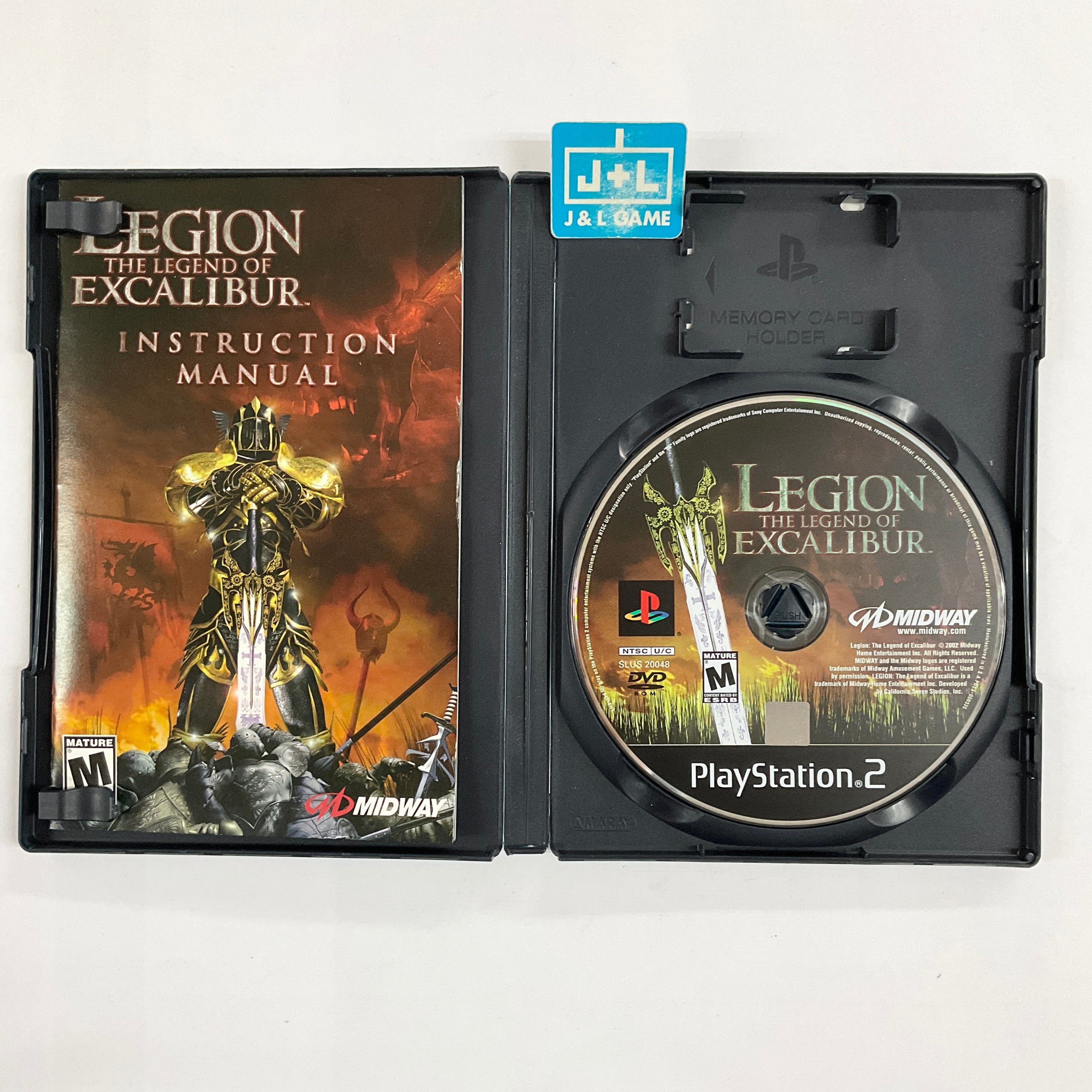 Legion: The Legend of Excalibur - (PS2) PlayStation 2 [Pre-Owned] Video Games Midway   