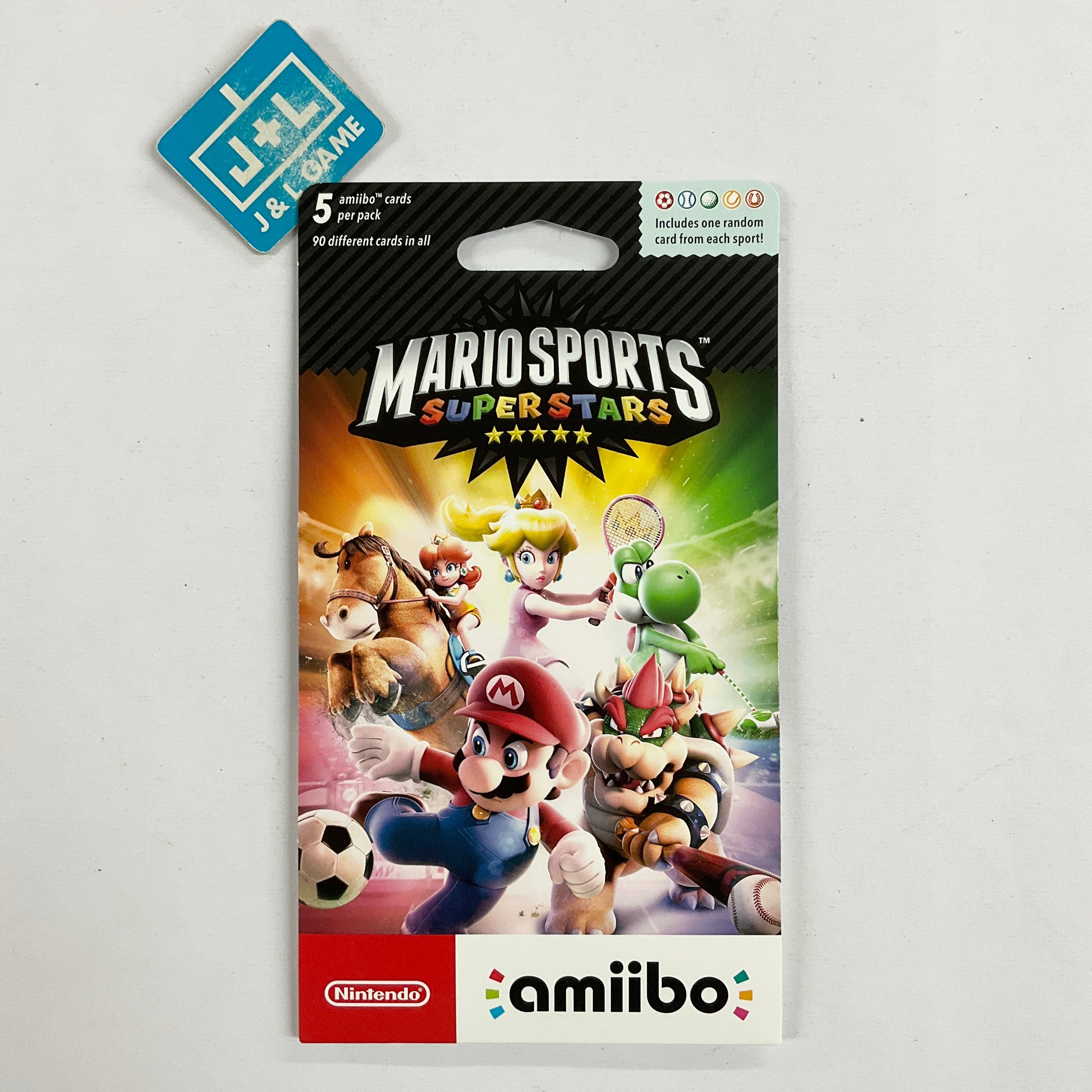 Nintendo Mario Sports Superstars Amiibo Cards 5-Pack - Nintendo 3DS Video Games Nintendo   