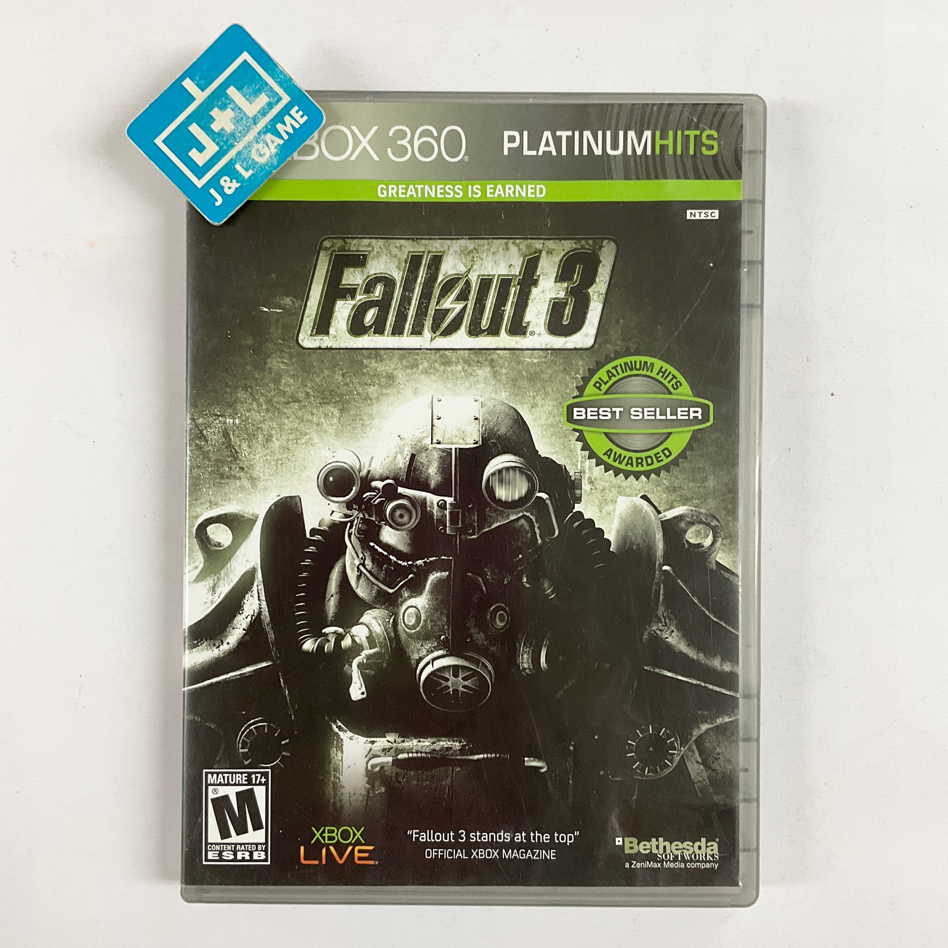 Fallout 3 (Platinum Hits) - Xbox 360 [Pre-Owned] Video Games Bethesda Softworks   