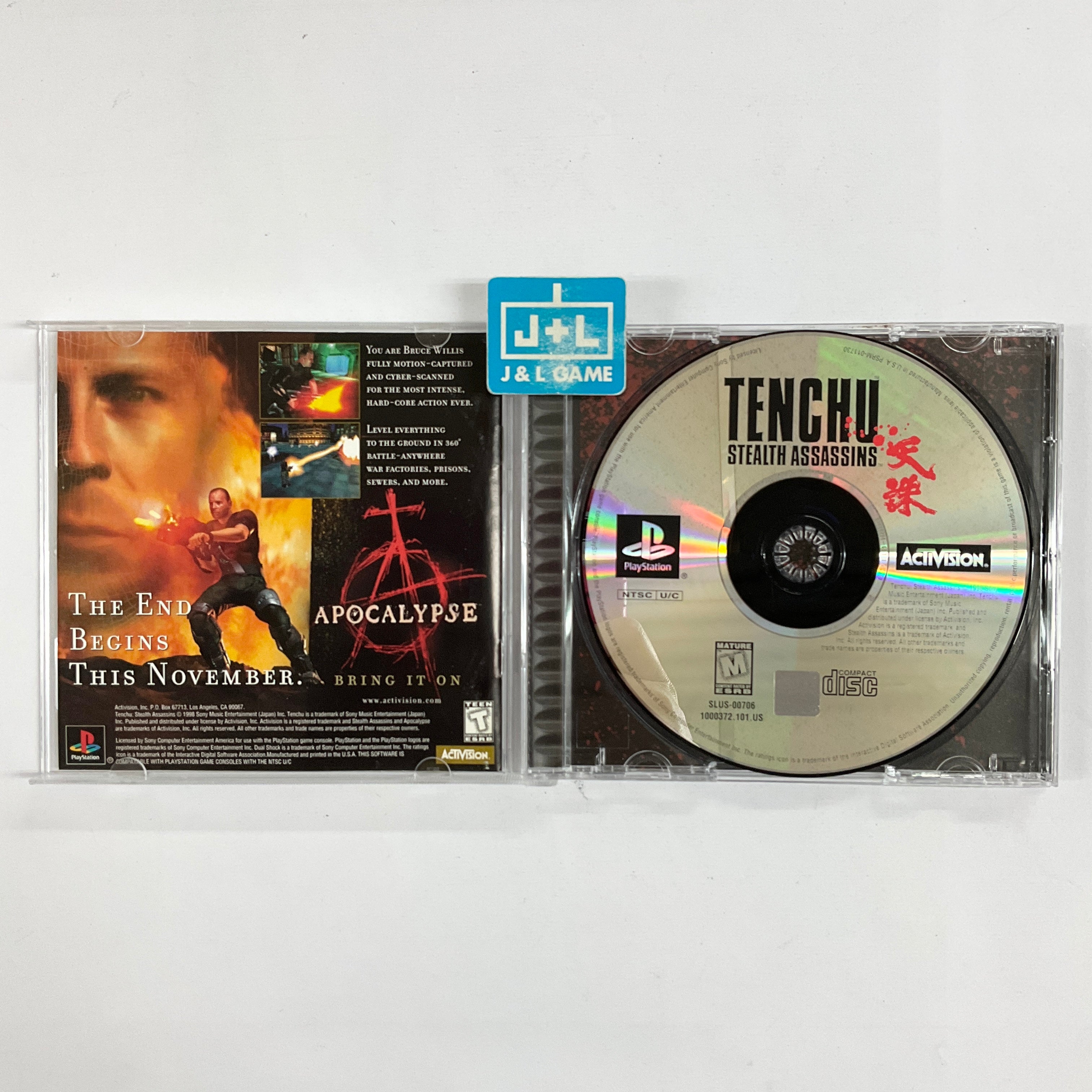 Tenchu: Stealth Assassins - (PS1) PlayStation 1 [Pre-Owned] Video Games Activision   