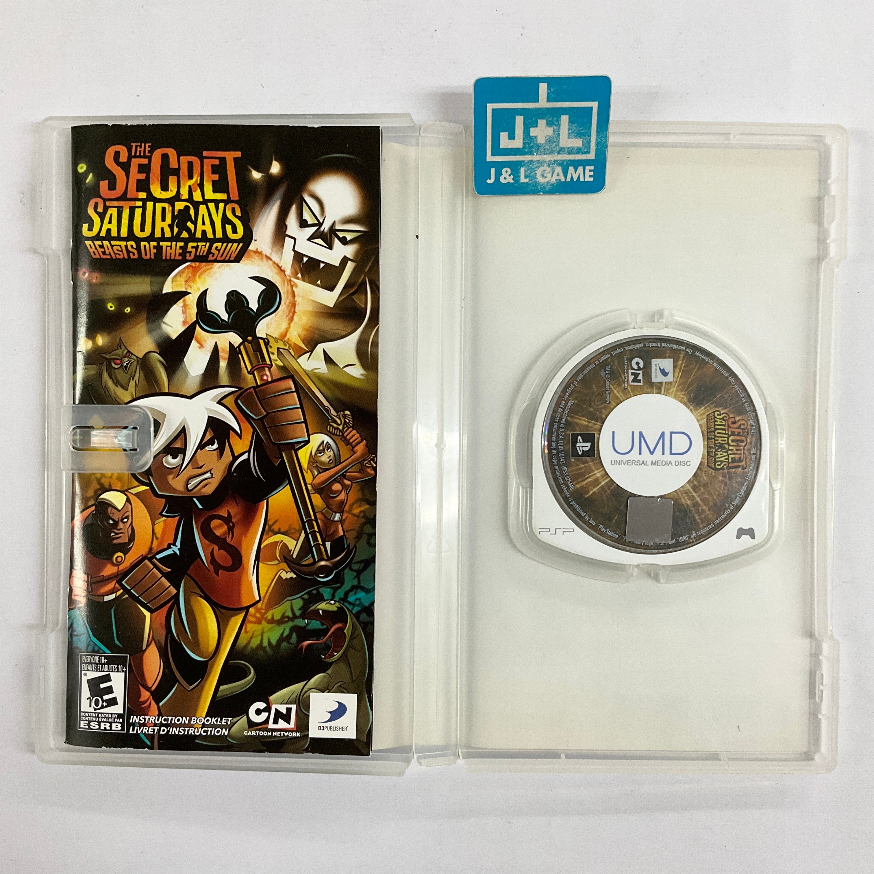 The Secret Saturdays: Beasts of the 5th Sun - Sony PSP [Pre-Owned] Video Games D3Publisher   