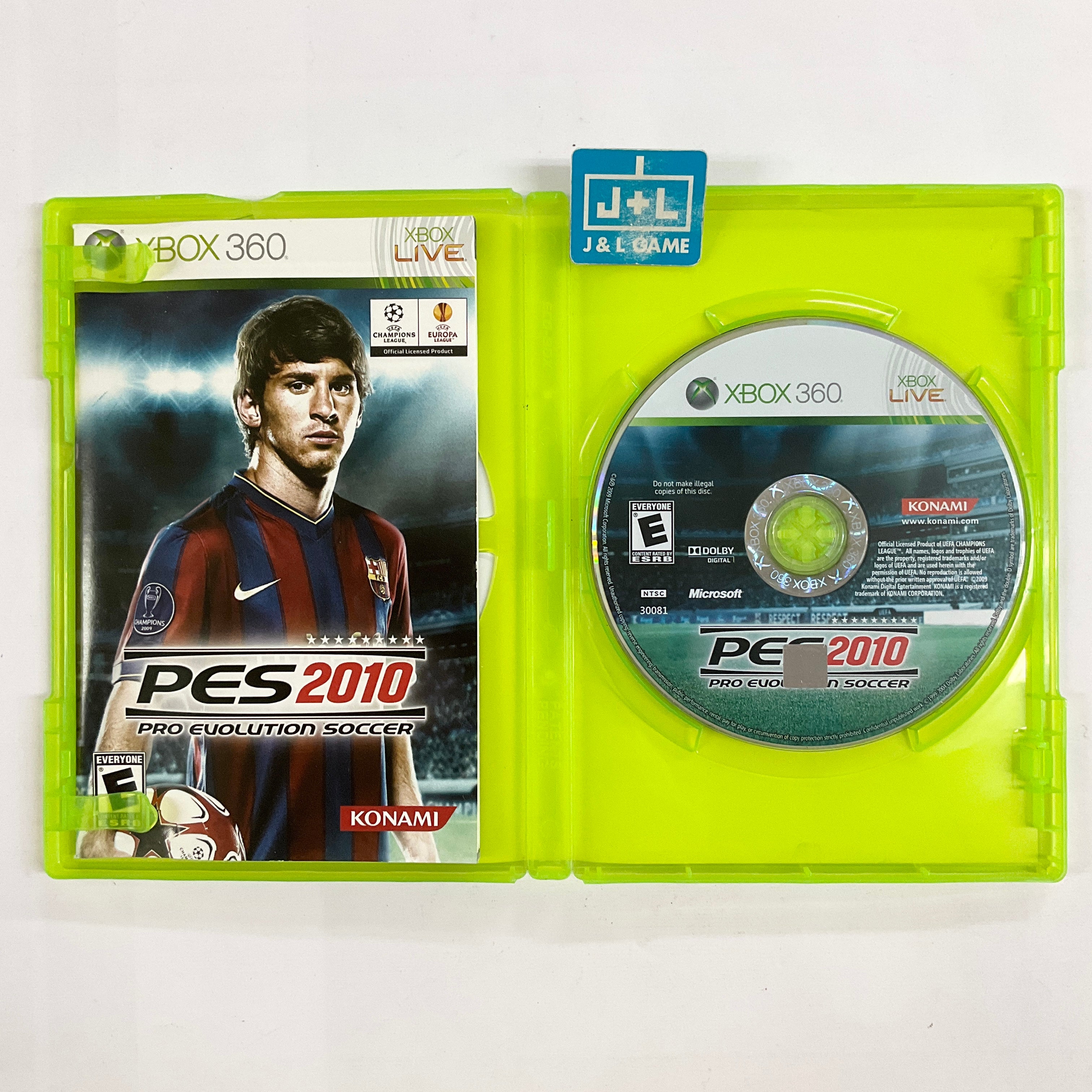 Pro Evolution Soccer 2010 - Xbox 360 [Pre-Owned] Video Games Konami   