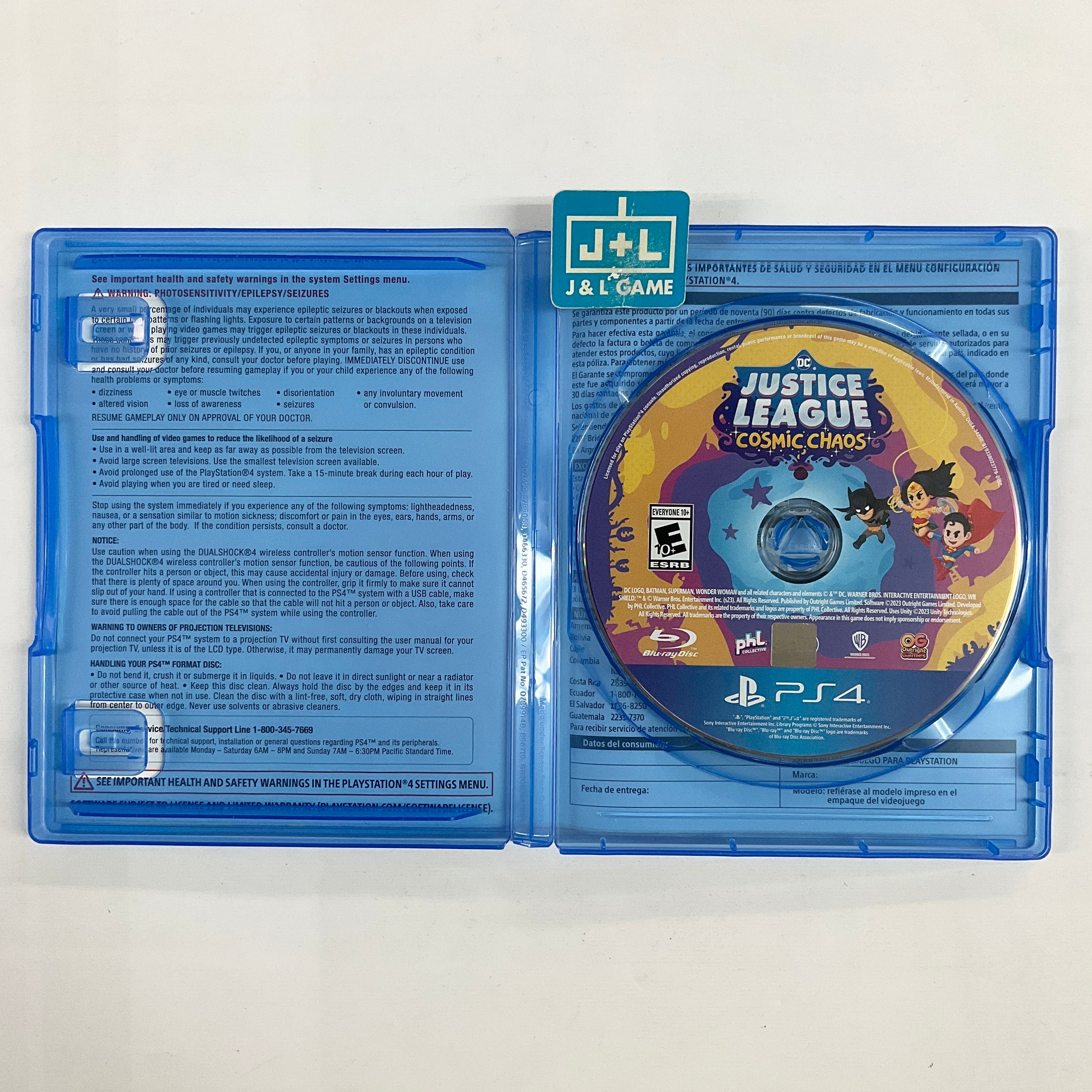 DC's Justice League: Cosmic Chaos - (PS4) PlayStation 4 [Pre-Owned] Video Games Outright Games   