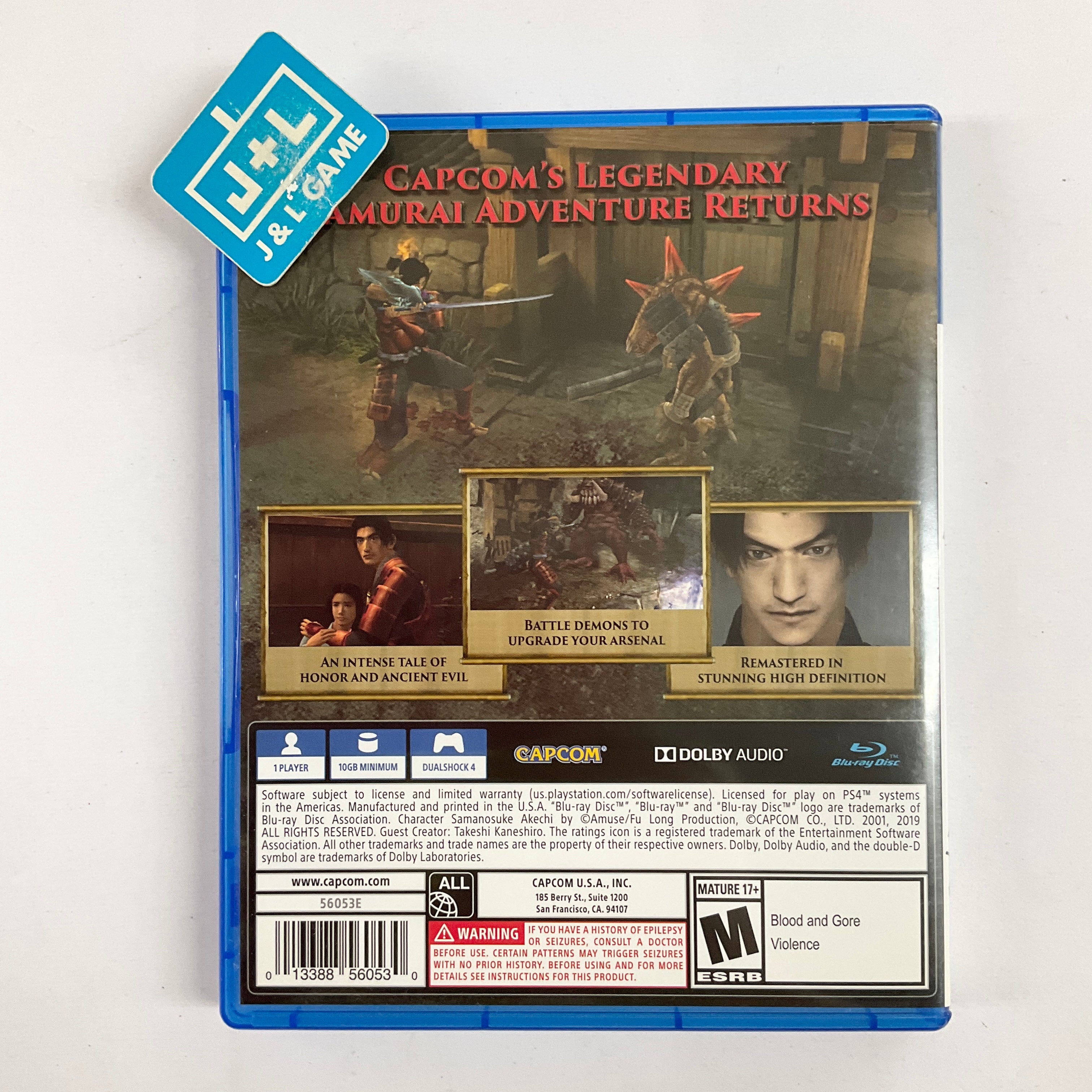 Onimusha: Warlords - (PS4) PlayStation 4 [Pre-Owned] Video Games Capcom   