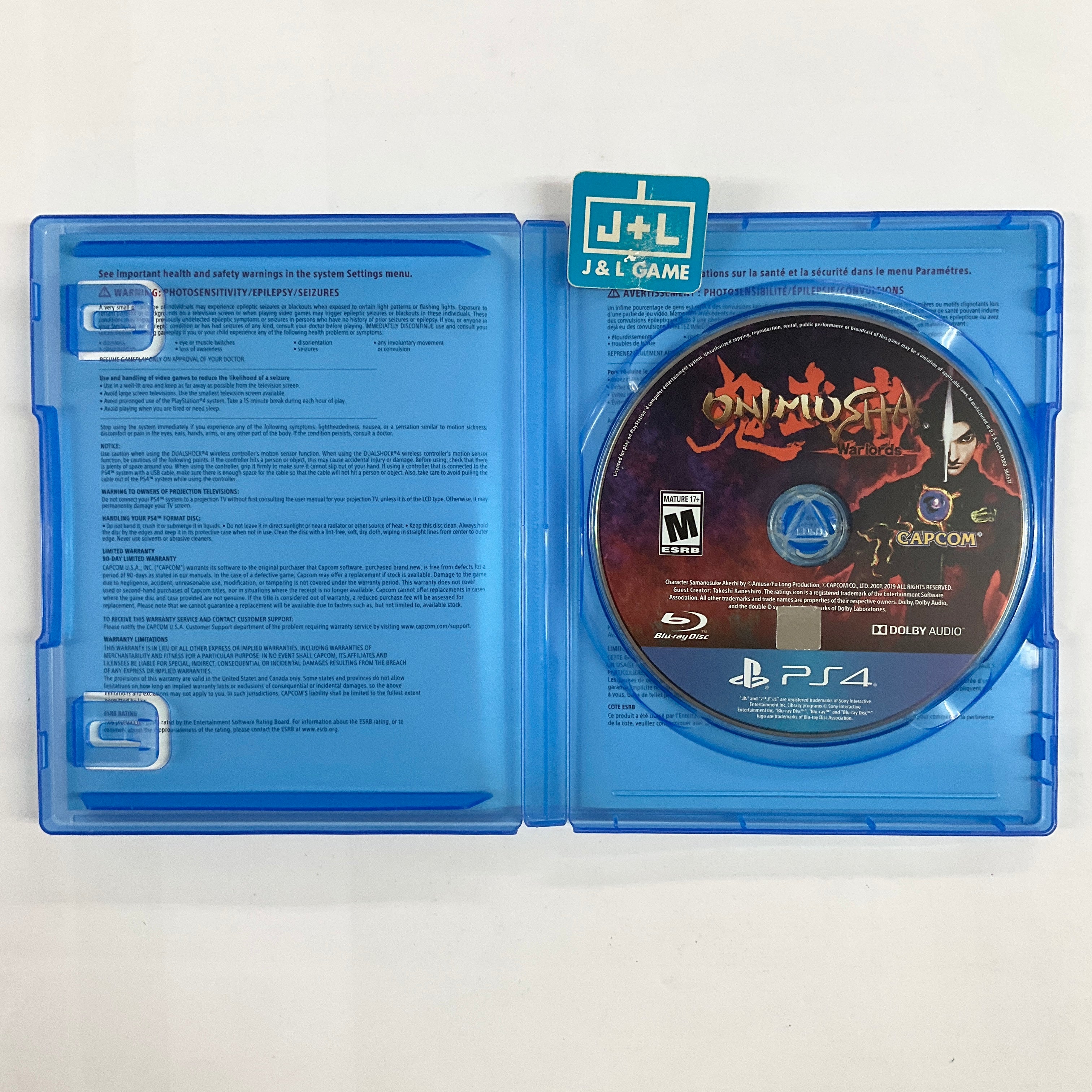 Onimusha: Warlords - (PS4) PlayStation 4 [Pre-Owned] Video Games Capcom   