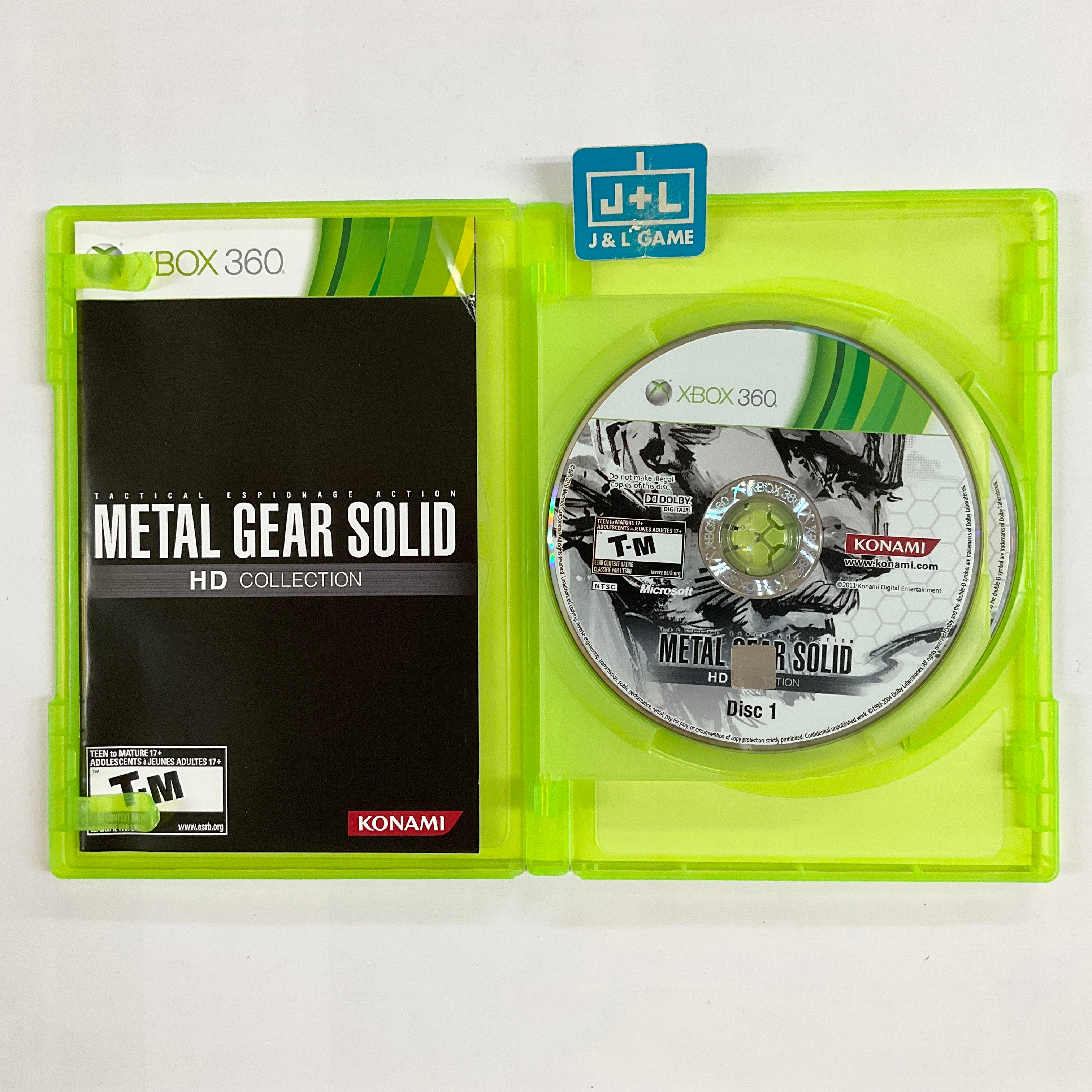 Metal Gear Solid HD Collection - Xbox 360 [Pre-Owned] Video Games Konami   