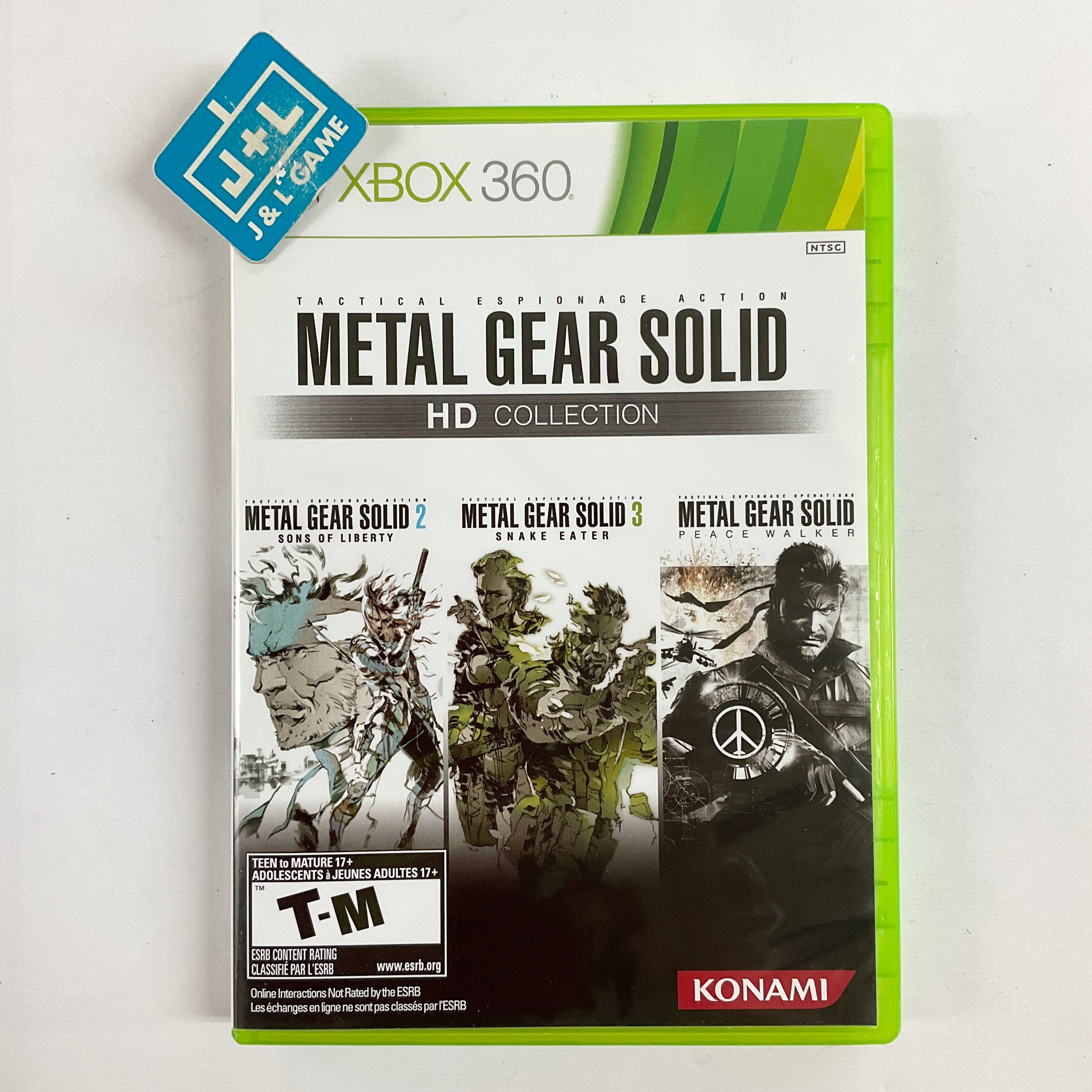 Metal Gear Solid HD Collection - Xbox 360 [Pre-Owned] Video Games Konami   