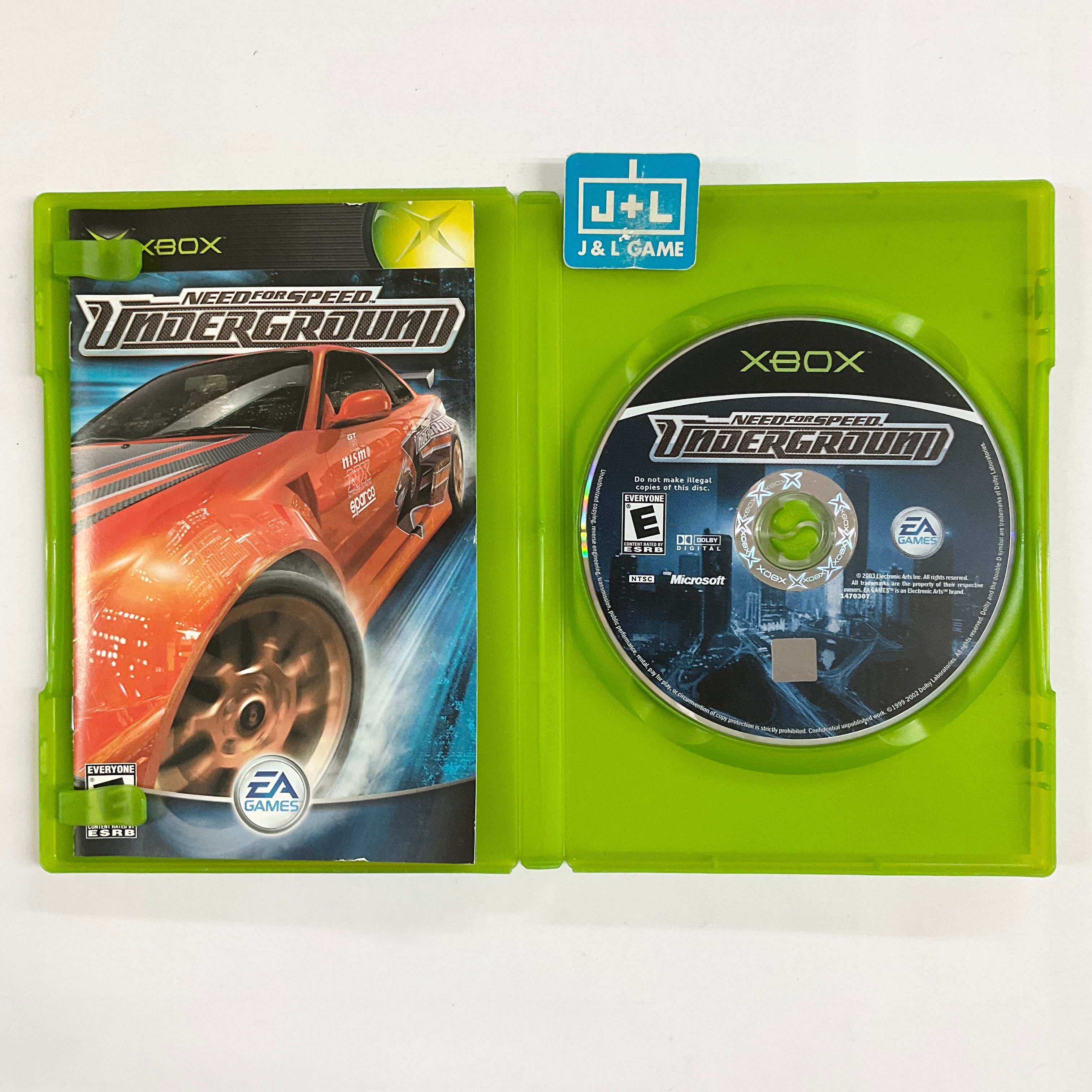 Need for Speed Underground - (XB) Xbox [Pre-Owned] Video Games Electronic Arts   